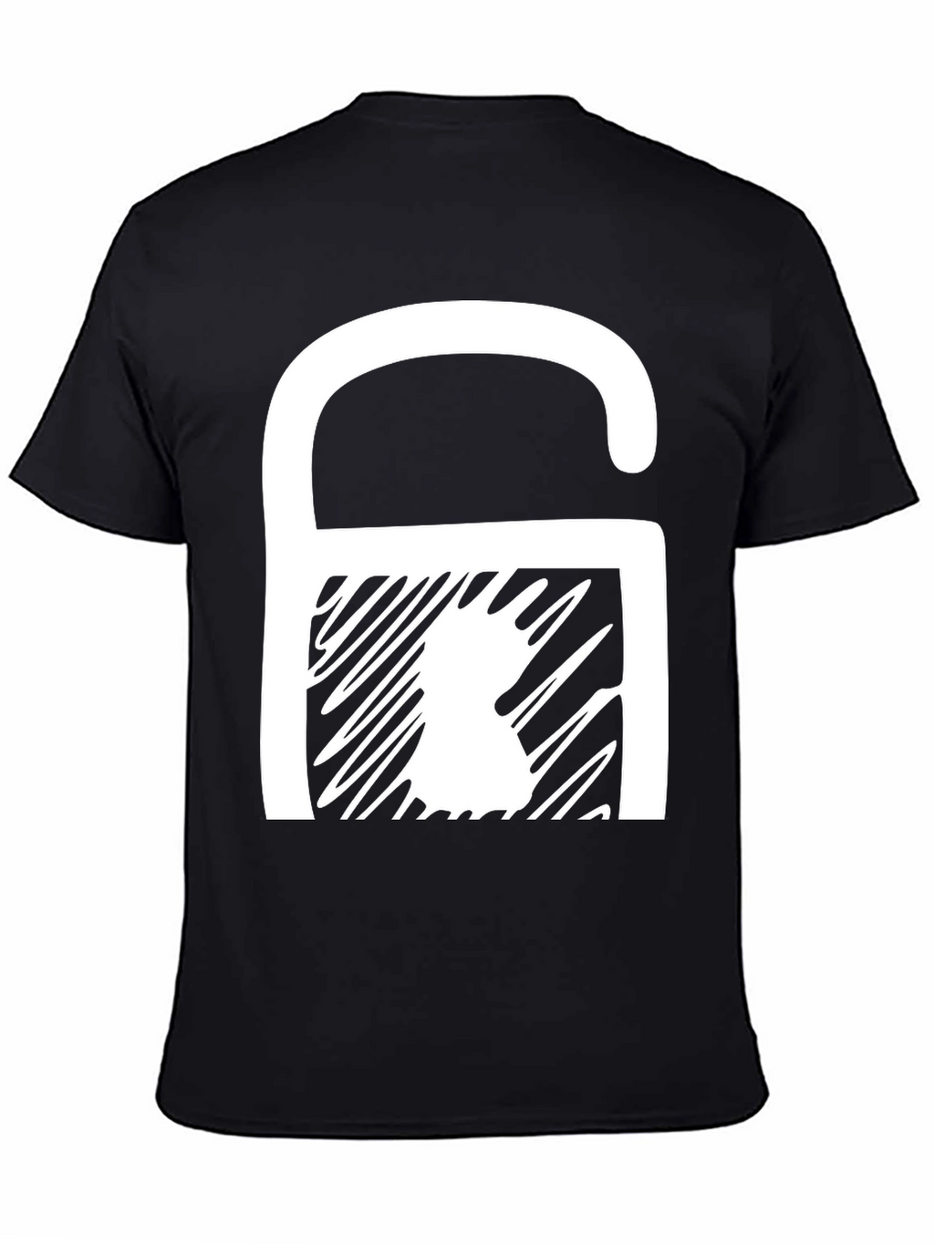 Chess Knight Graphic T-Shirt - Black