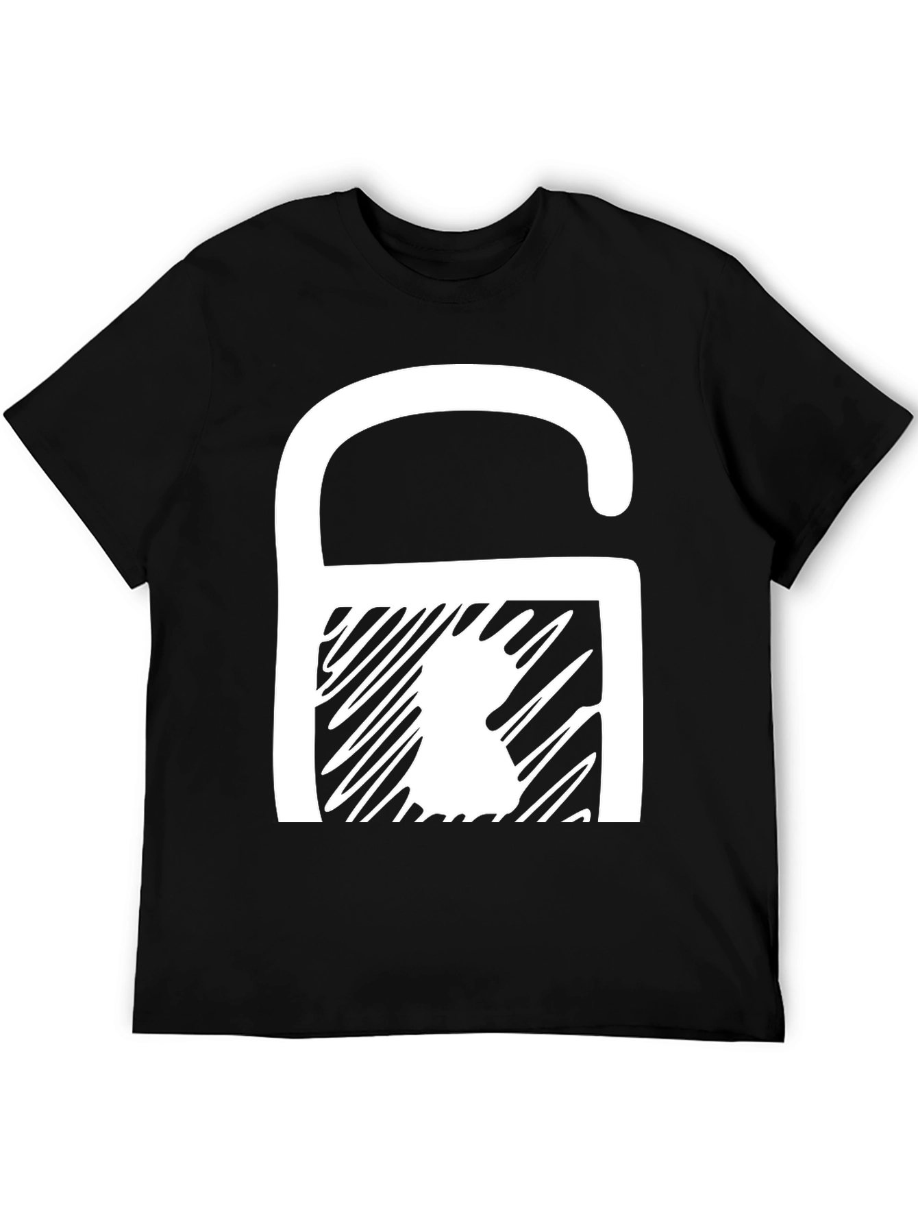 Chess Knight Graphic T-Shirt - Black