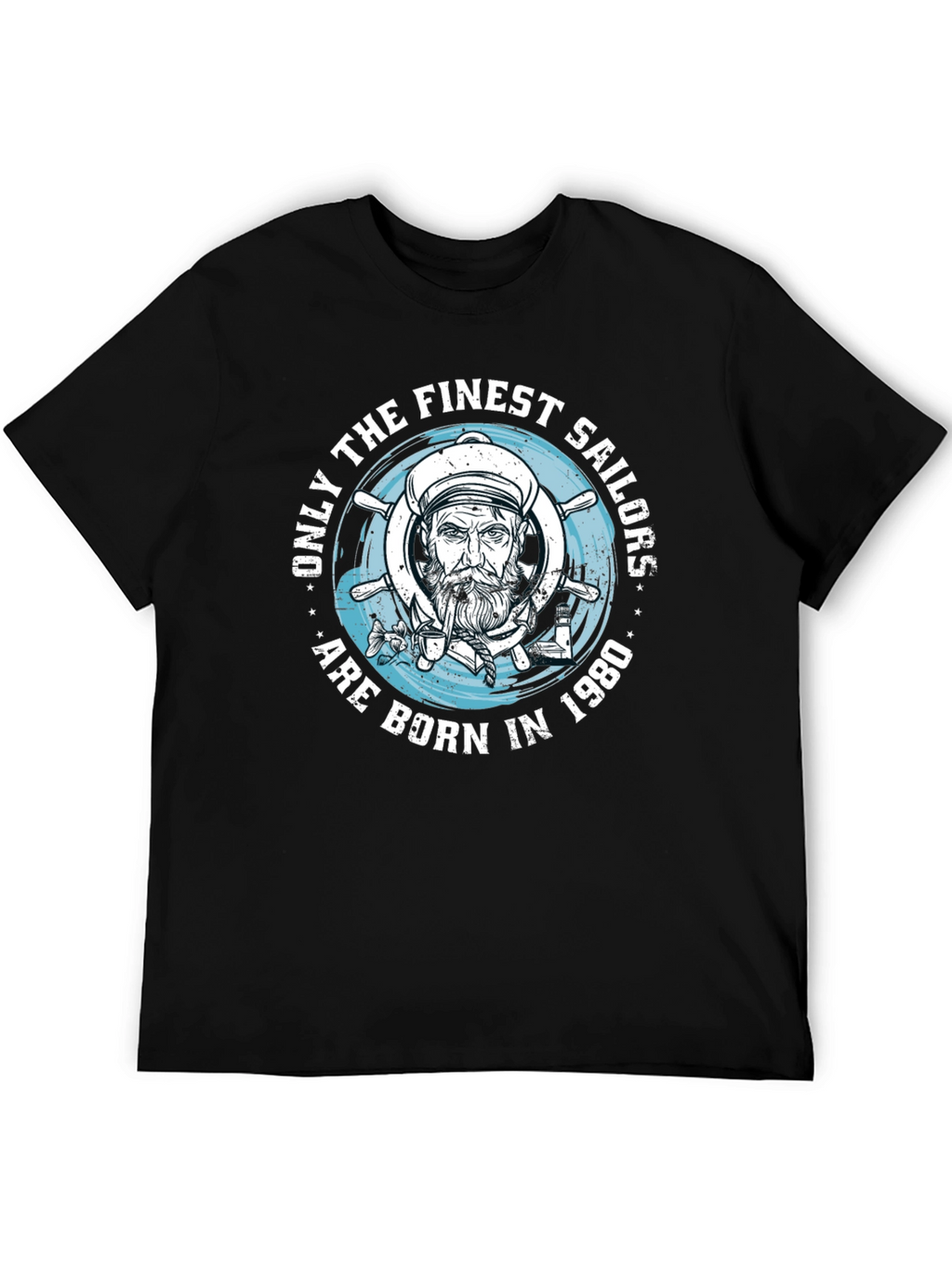 Finest Sailors Born in 1980 Graphic T-Shirt