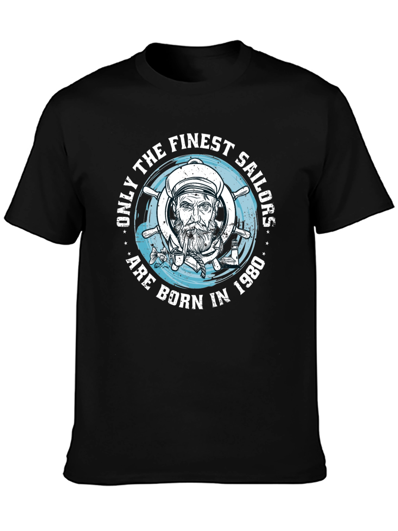 Finest Sailors Born in 1980 Graphic T-Shirt