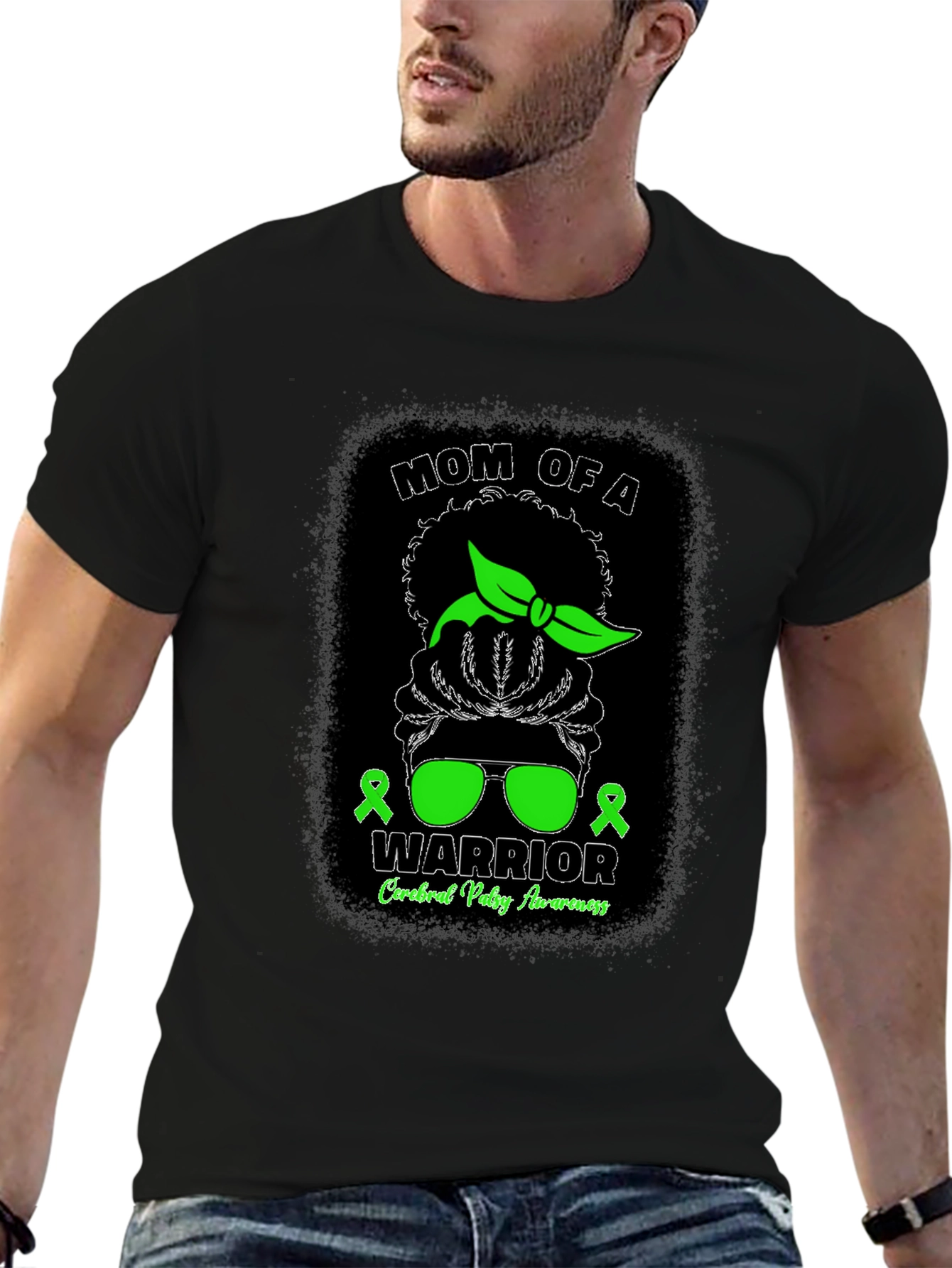 Mom of a Warrior Cerebral Palsy Awareness T-Shirt