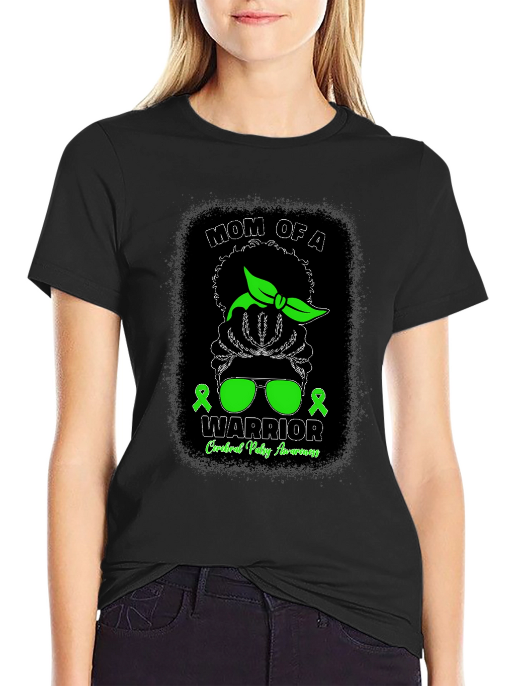 Mom of a Warrior Cerebral Palsy Awareness T-Shirt