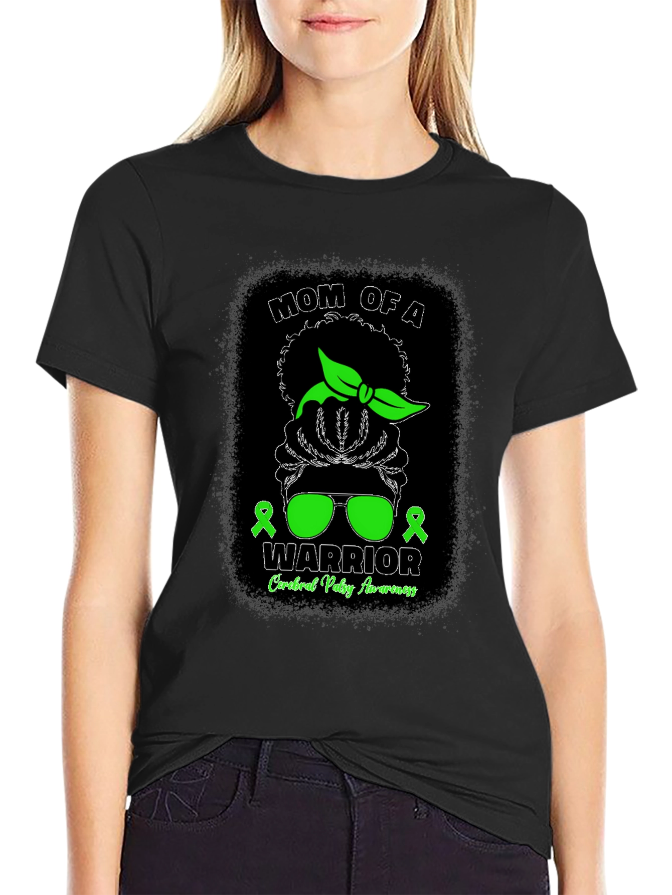 Mom of a Warrior Cerebral Palsy Awareness T-Shirt