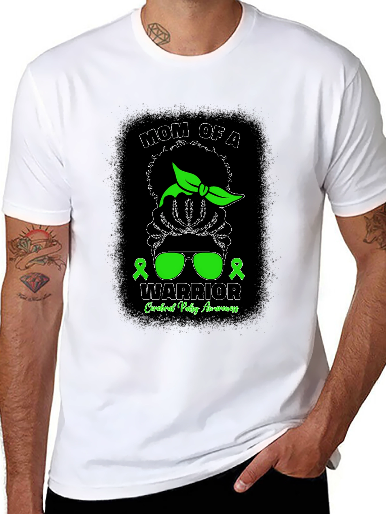 Mom of a Warrior Cerebral Palsy Awareness T-Shirt