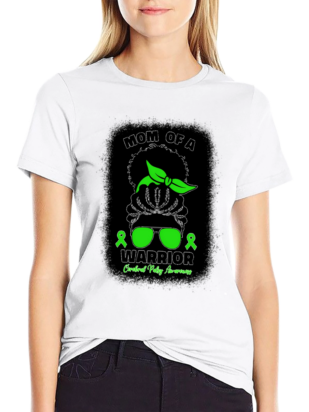 Mom of a Warrior Cerebral Palsy Awareness T-Shirt