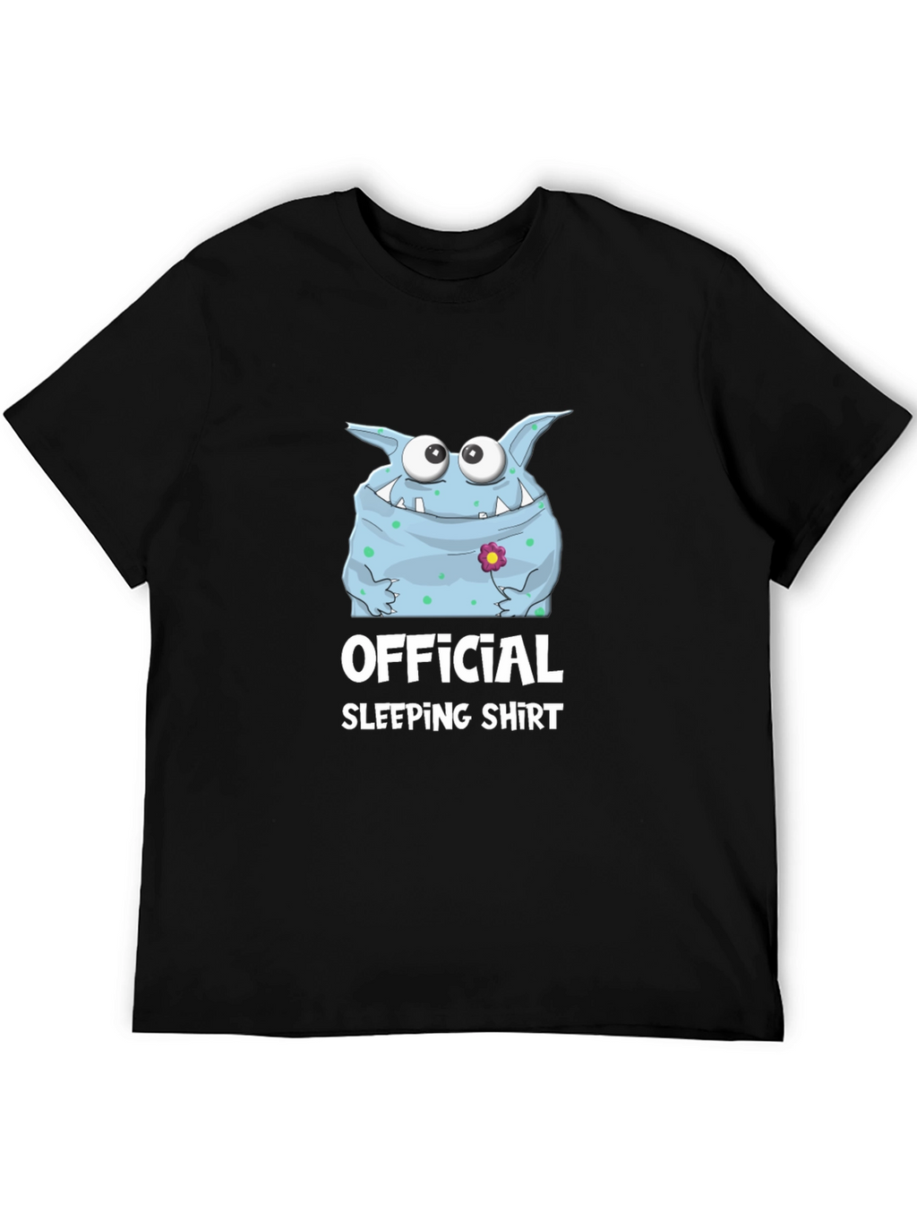 Official Sleeping Shirt Monster Graphic Tee