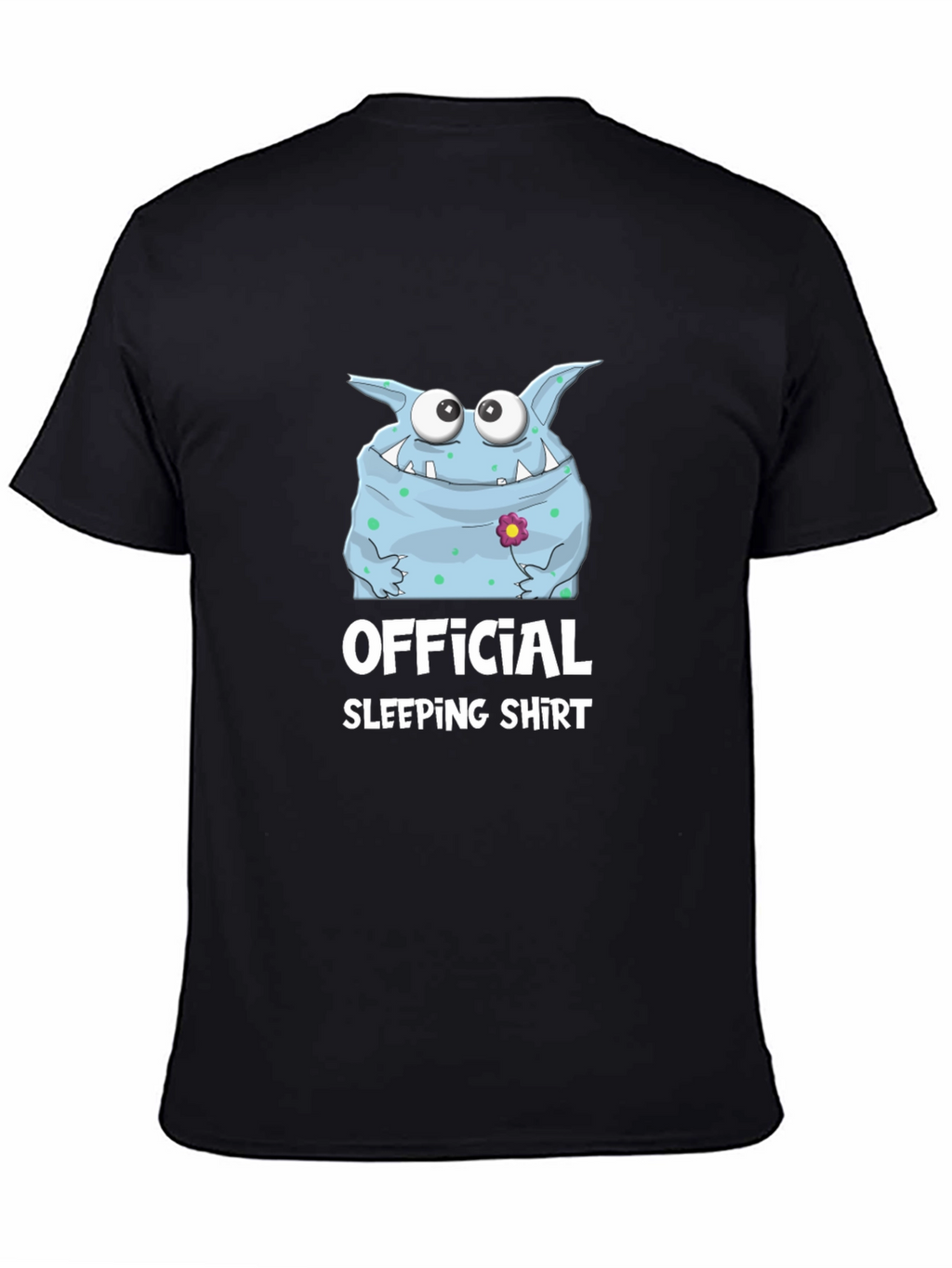 Official Sleeping Shirt Monster Graphic Tee