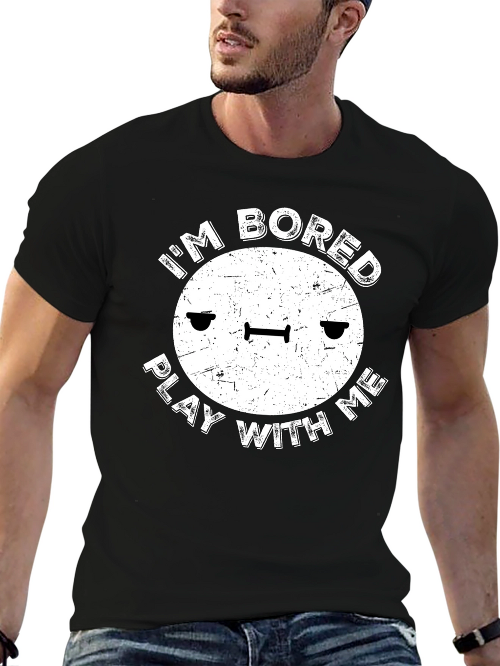 Im Bored Play With Me Funny Graphic T-Shirt