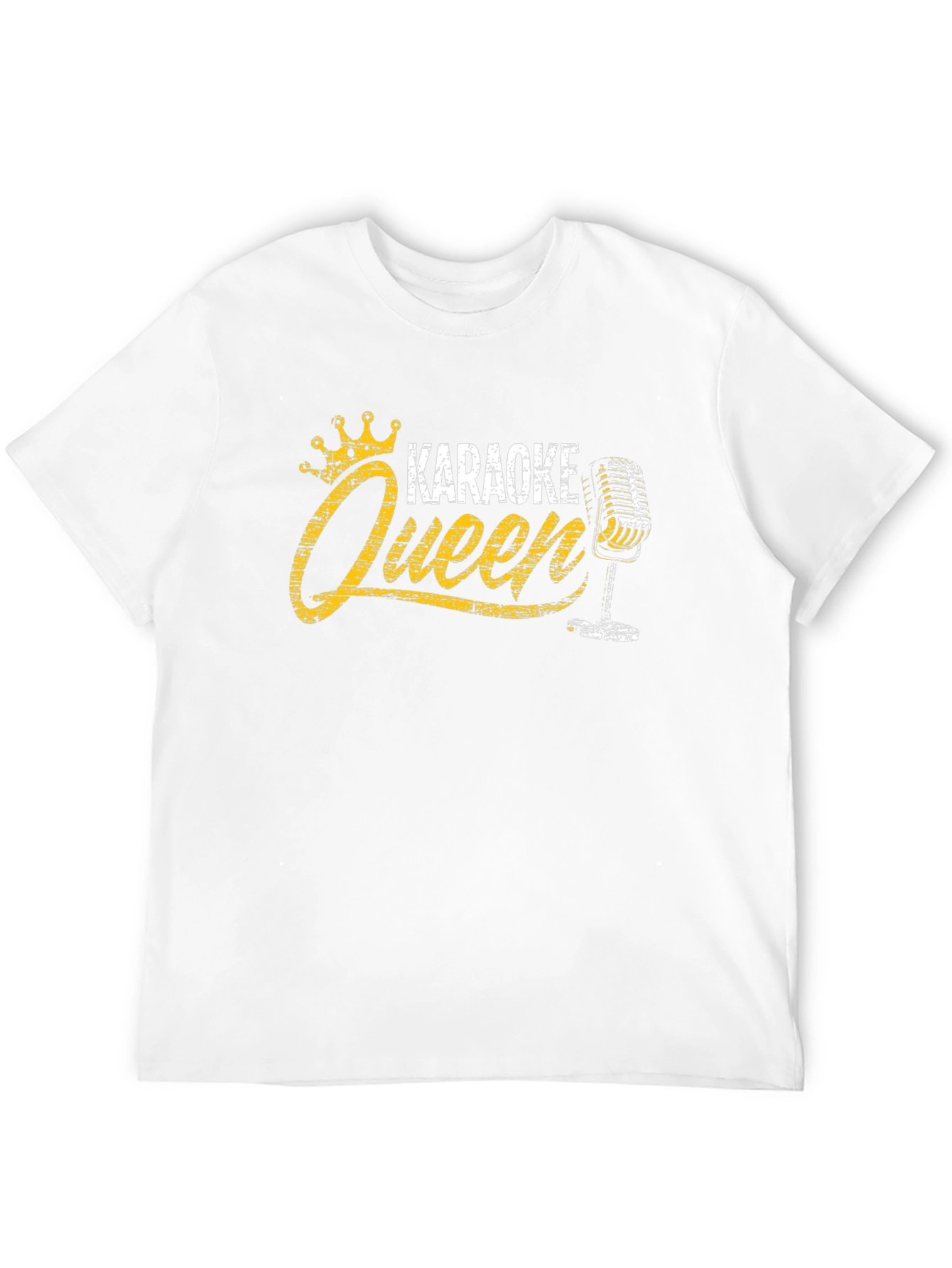 Karaoke Queen Graphic T-Shirt - Black Tee