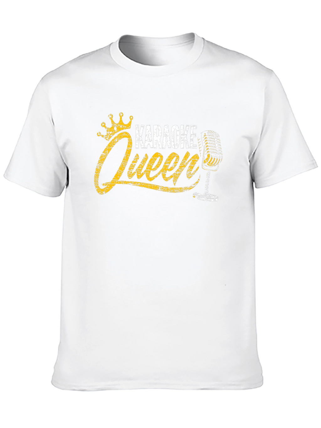 Karaoke Queen Graphic T-Shirt - Black Tee