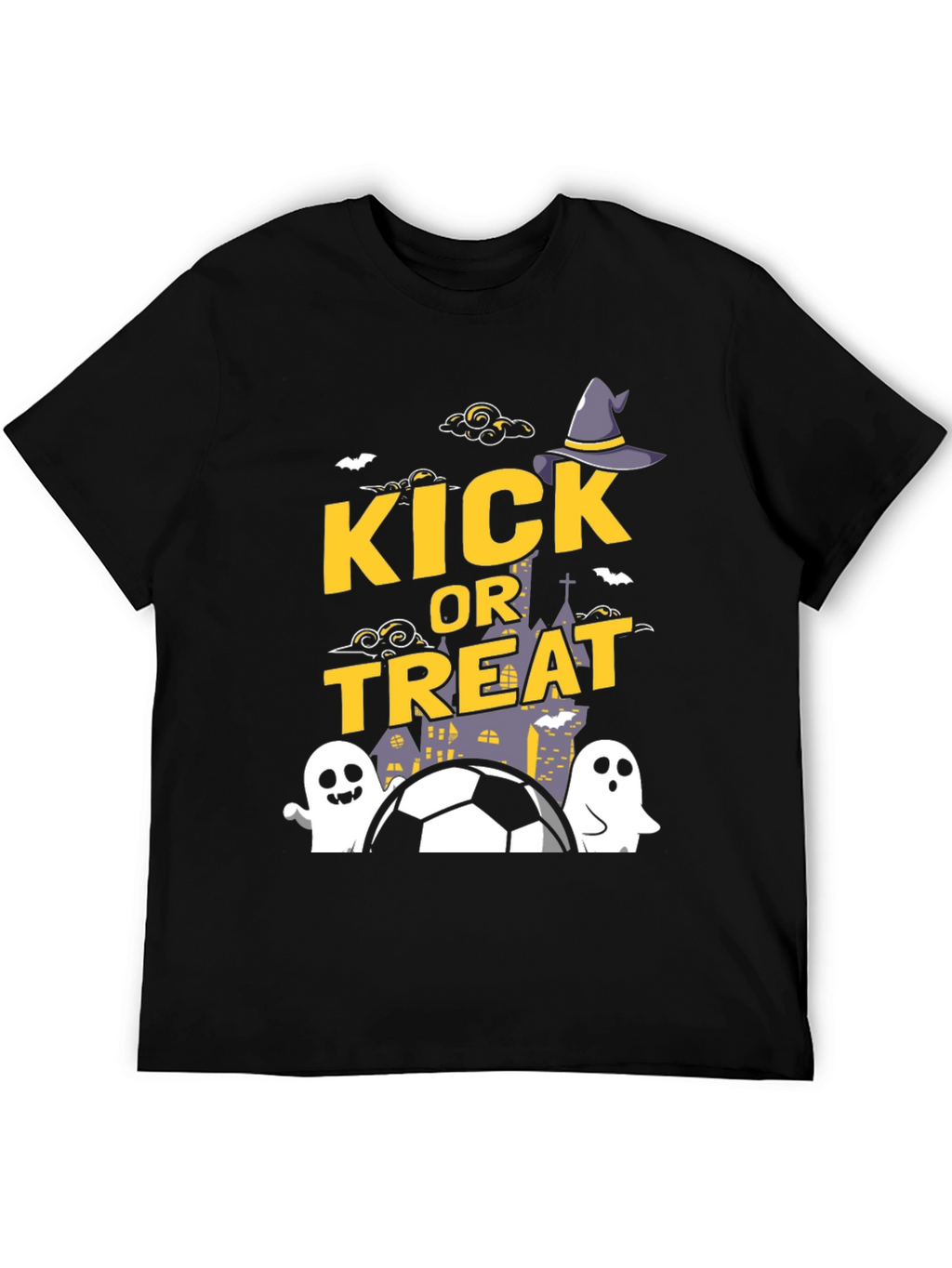 Kick or Treat Halloween Soccer T-Shirt