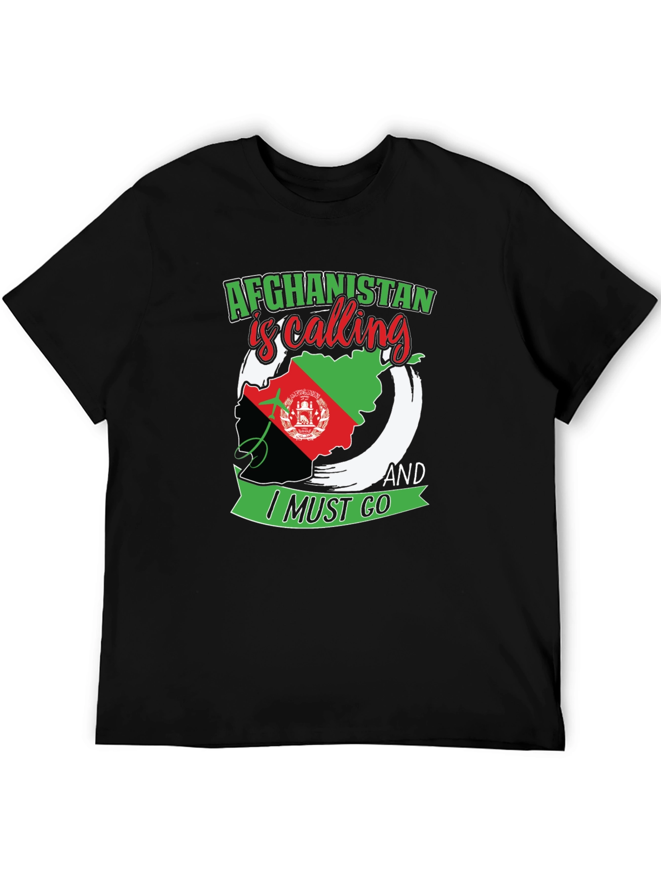 Afghanistan Is Calling T-Shirt - Patriotic Map Design