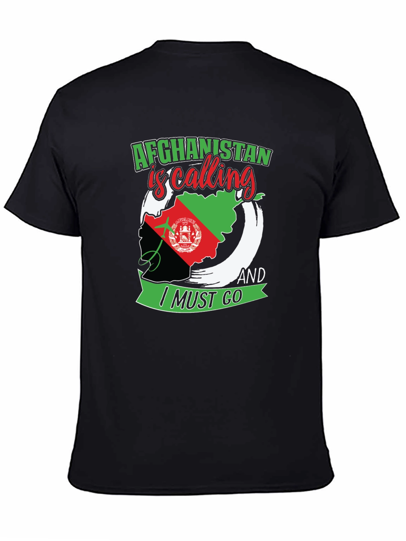 Afghanistan Is Calling T-Shirt - Patriotic Map Design