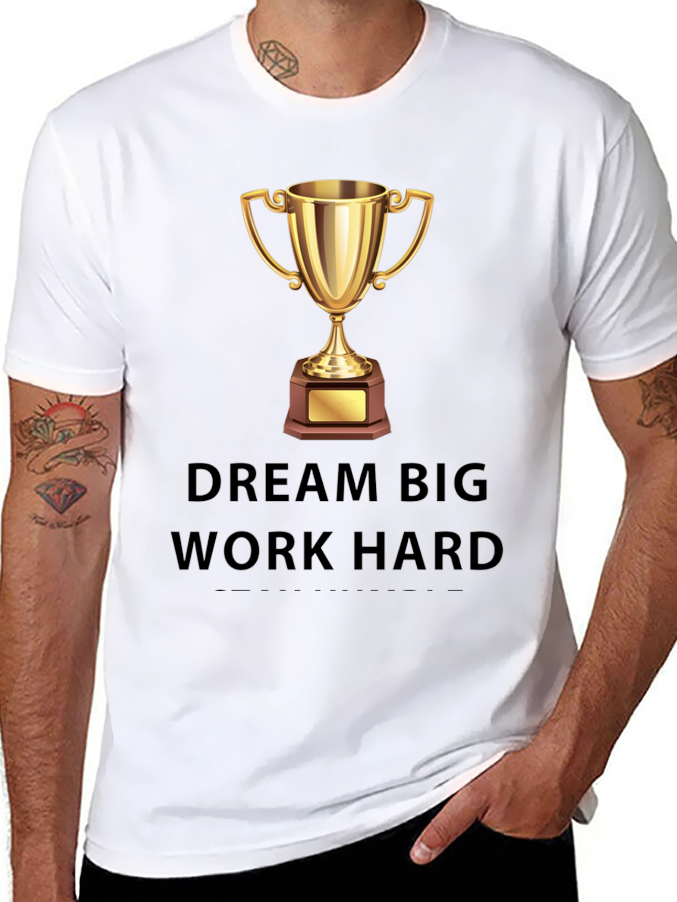 Dream Big Work Hard Graphic Tee