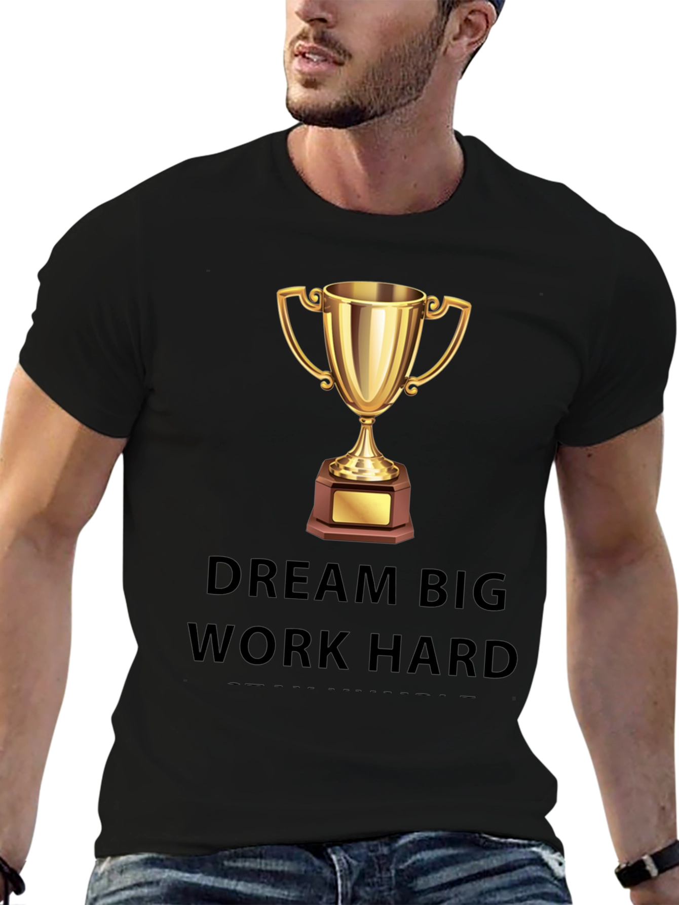 Dream Big Work Hard Graphic Tee