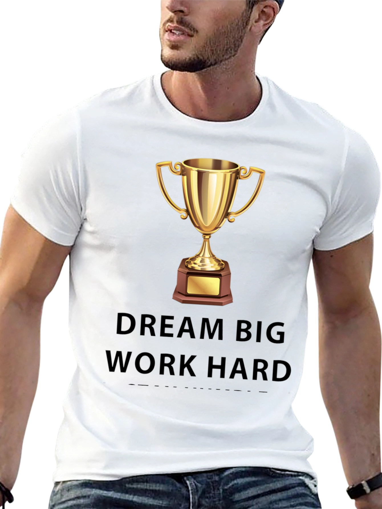 Dream Big Work Hard Graphic Tee