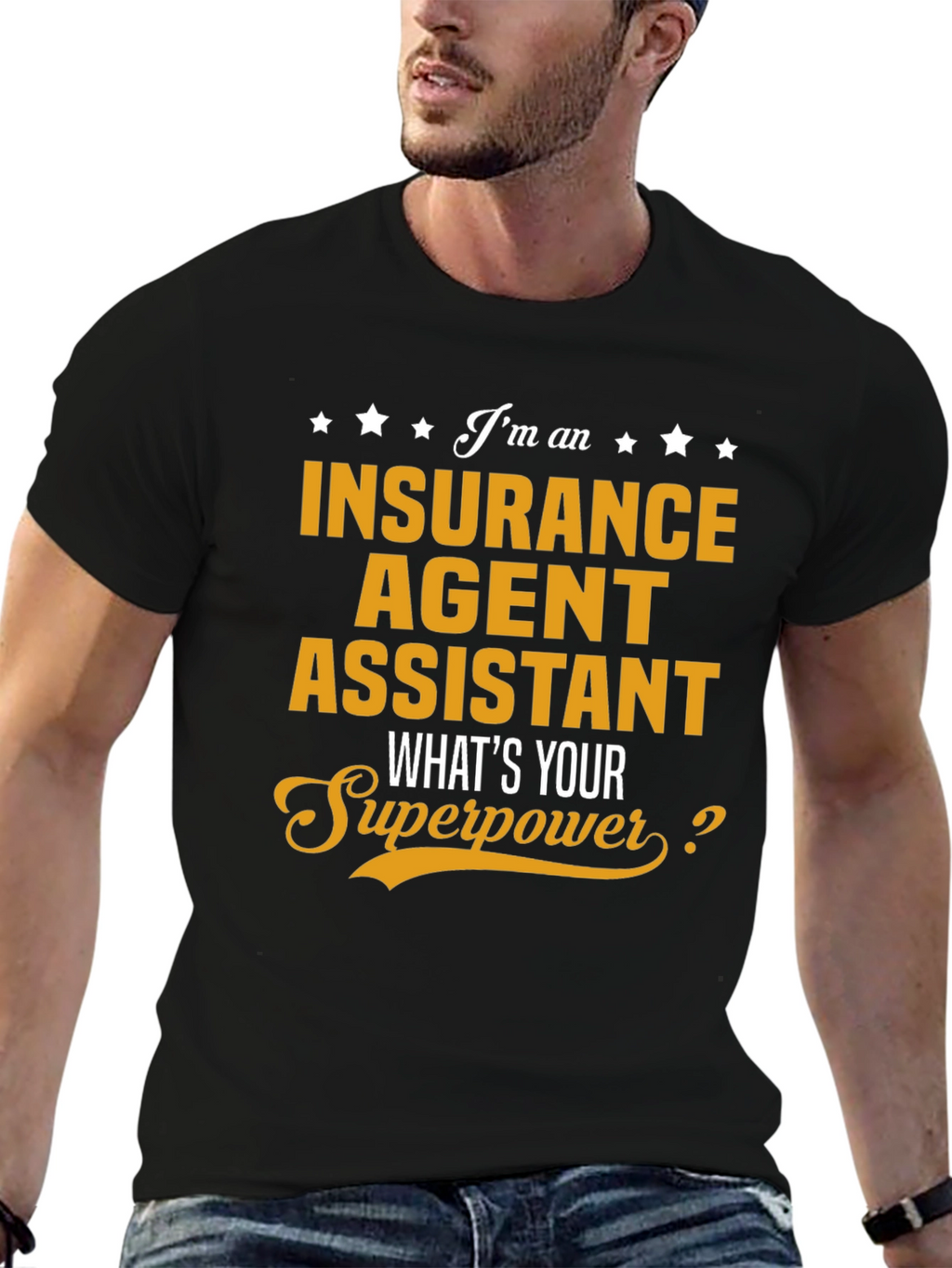 Insurance Agent Assistant Superpower Tee