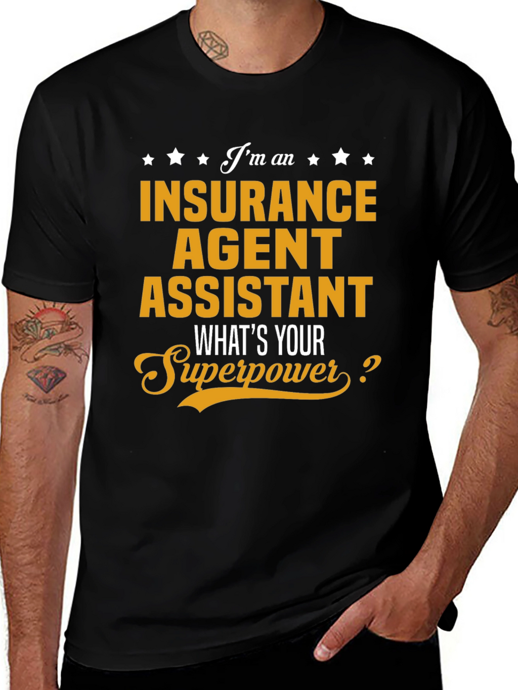 Insurance Agent Assistant Superpower Tee