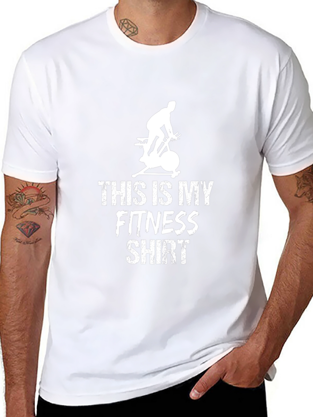 Fitness Shirt - Exercise Bike - Workout Apparel