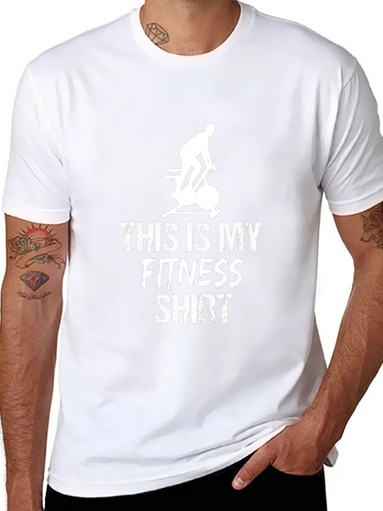 Fitness Shirt - Exercise Bike - Workout Apparel