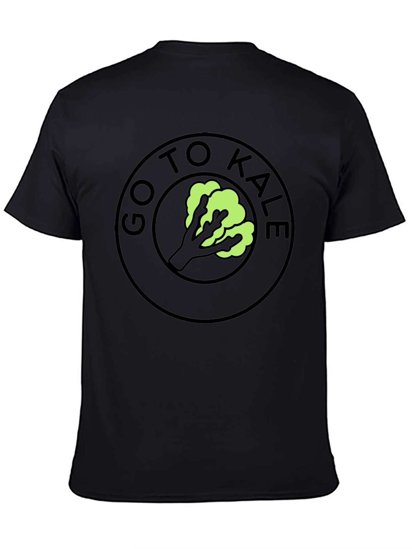 Go To Kale Funny T-Shirt Black