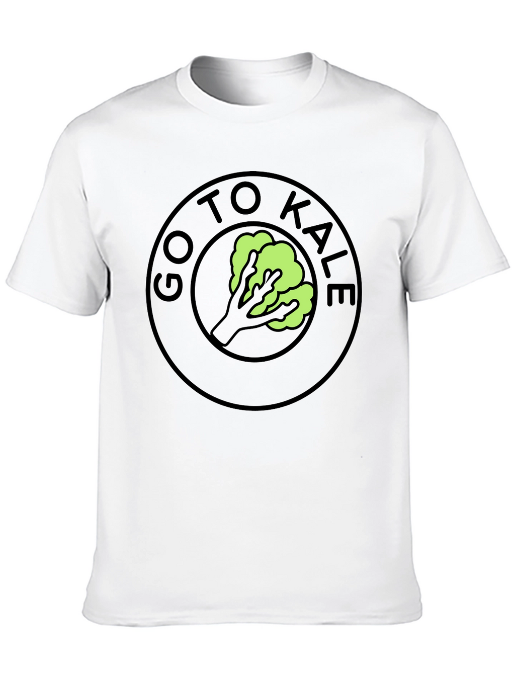 Go To Kale Funny T-Shirt Black