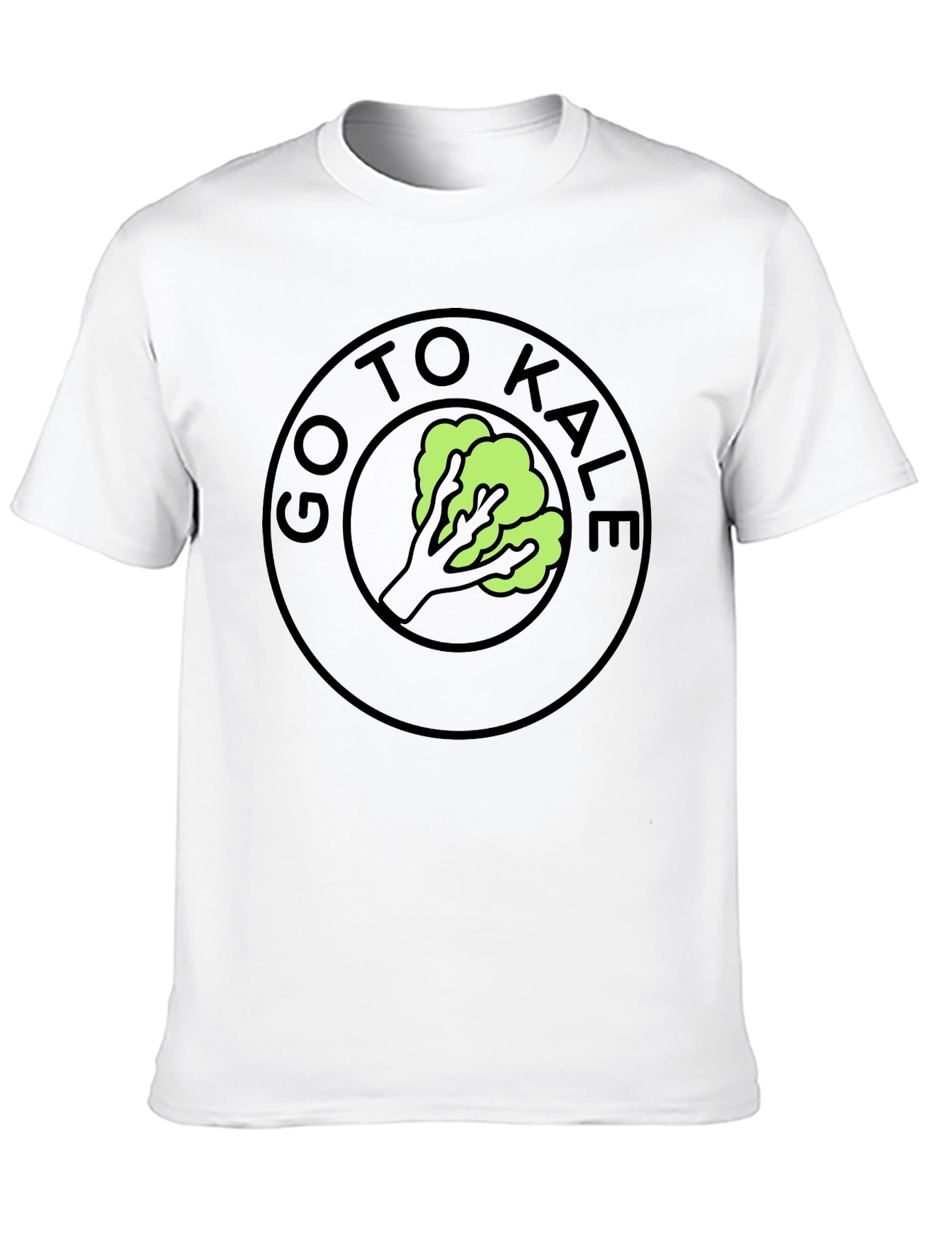 Go To Kale Funny T-Shirt Black