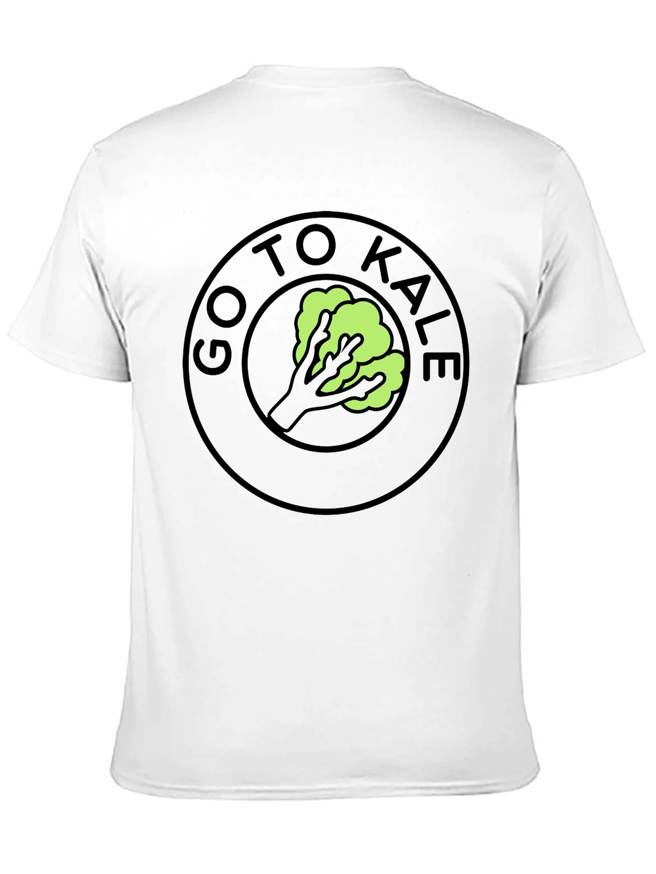 Go To Kale Funny T-Shirt Black
