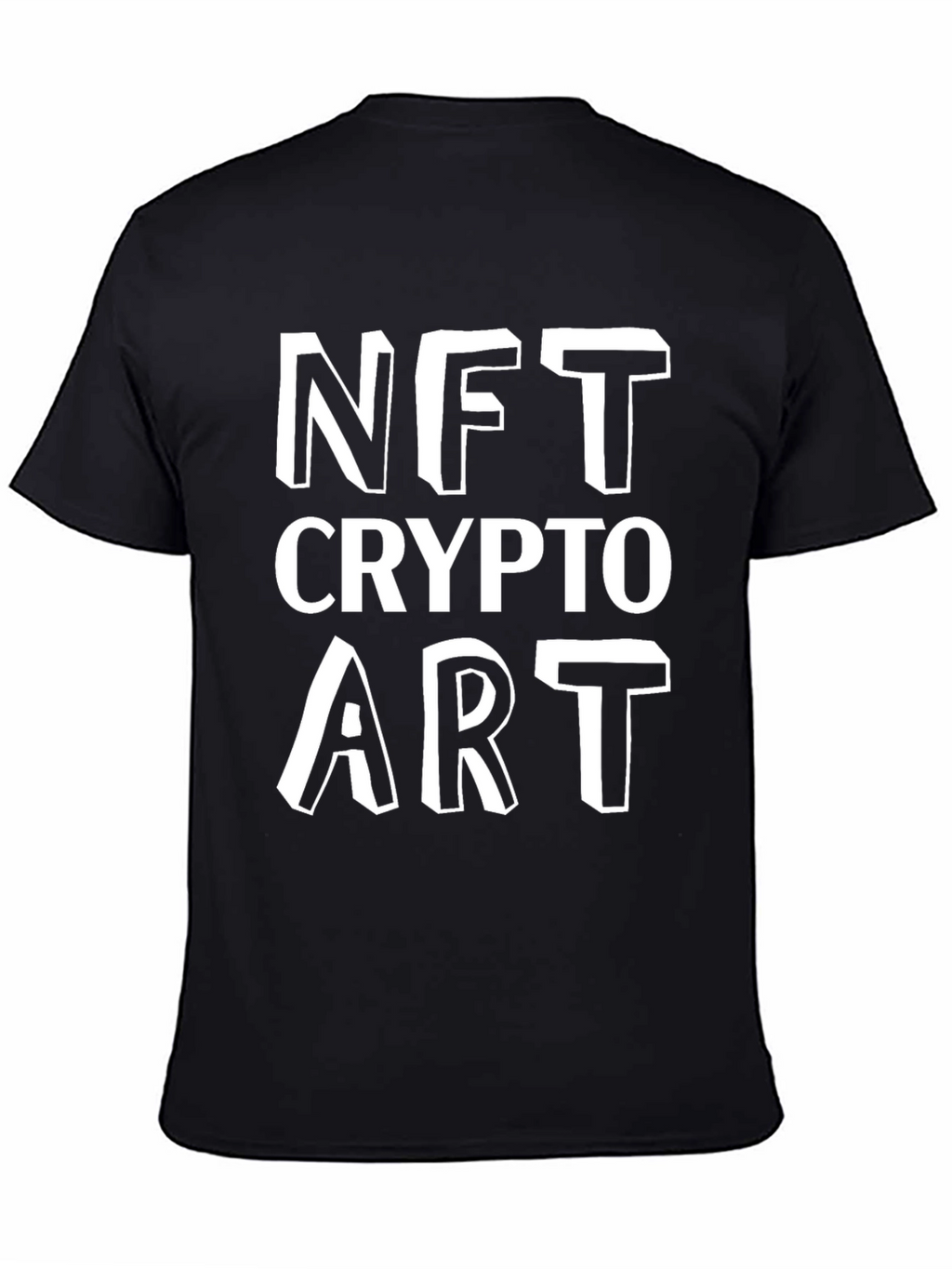 NFT Crypto Art Black T-Shirt