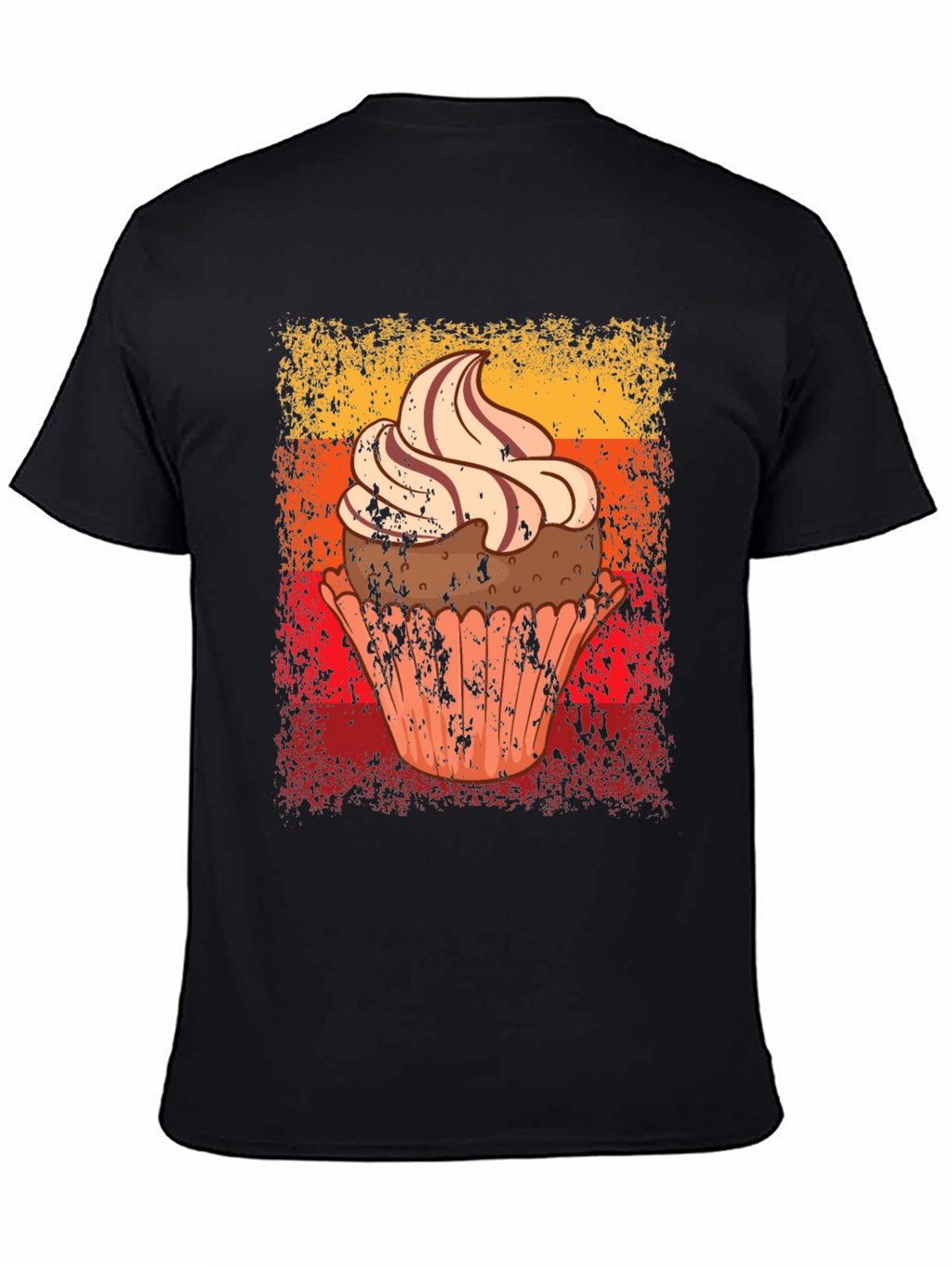 Cupcake Graphic Tee - Novelty Dessert T-Shirt