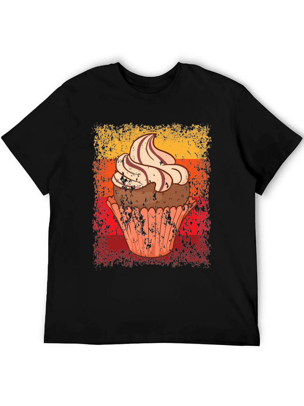 Cupcake Graphic Tee - Novelty Dessert T-Shirt