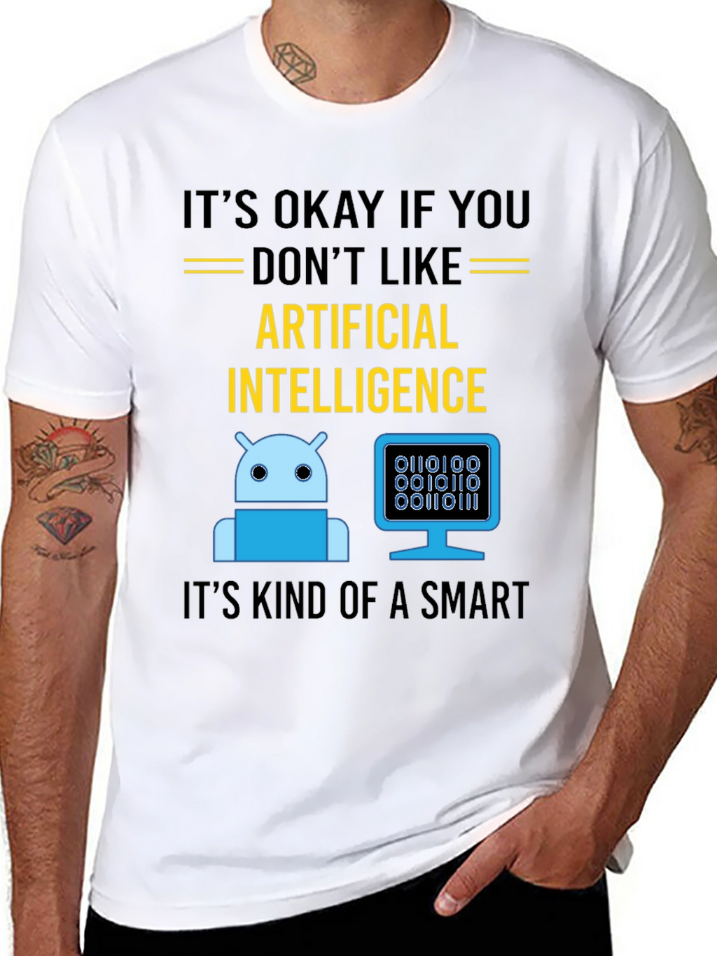 Artificial Intelligence T-Shirt - Funny Tech Geek Tee