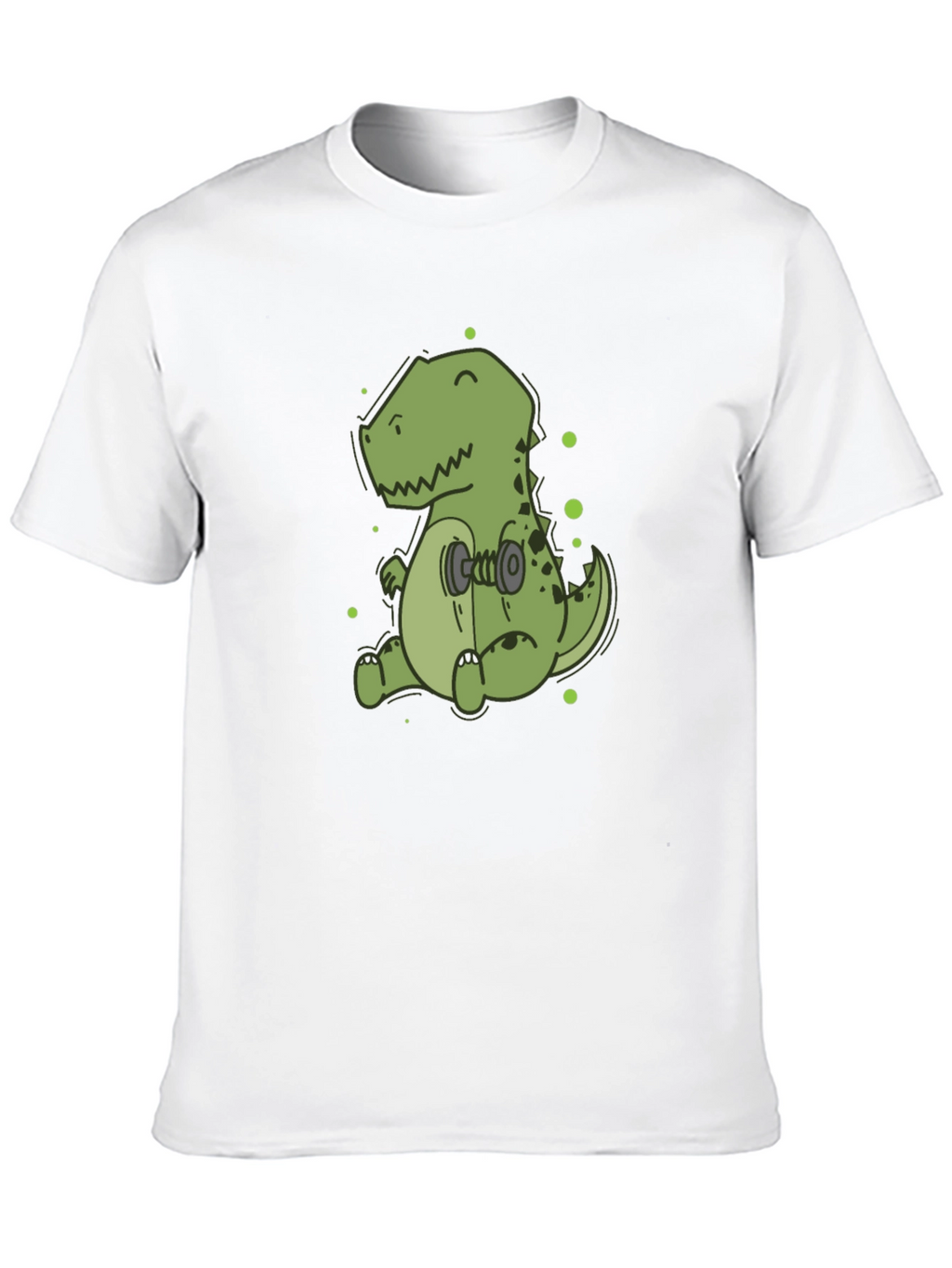 Dino Lifting Weights T-Shirt