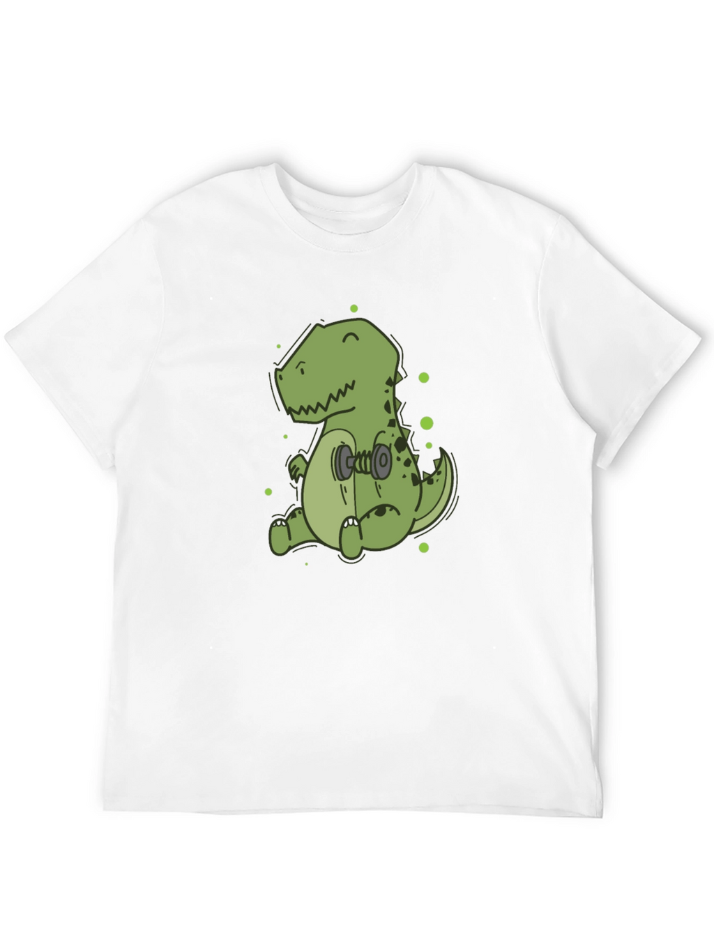 Dino Lifting Weights T-Shirt