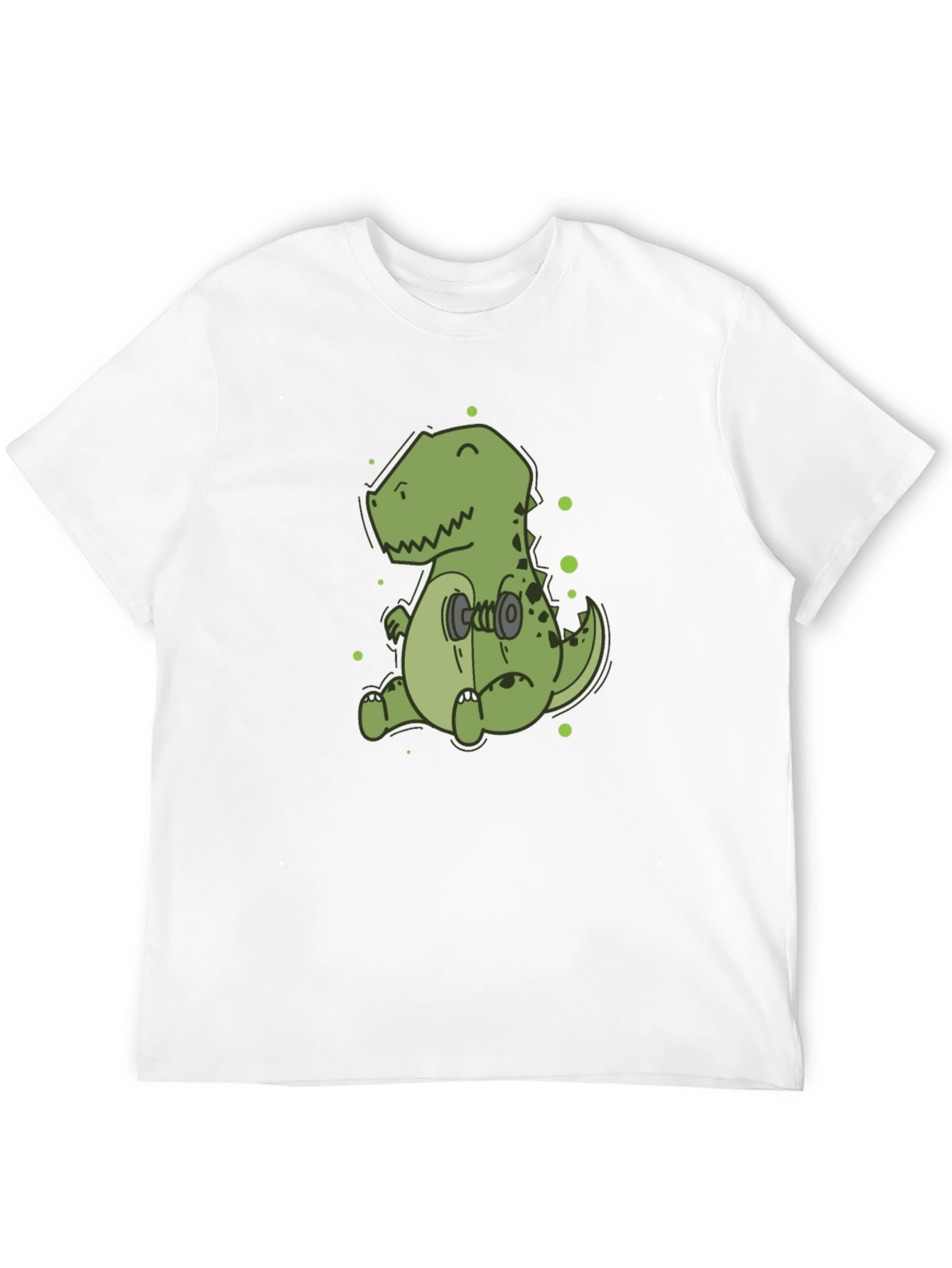 Dino Lifting Weights T-Shirt