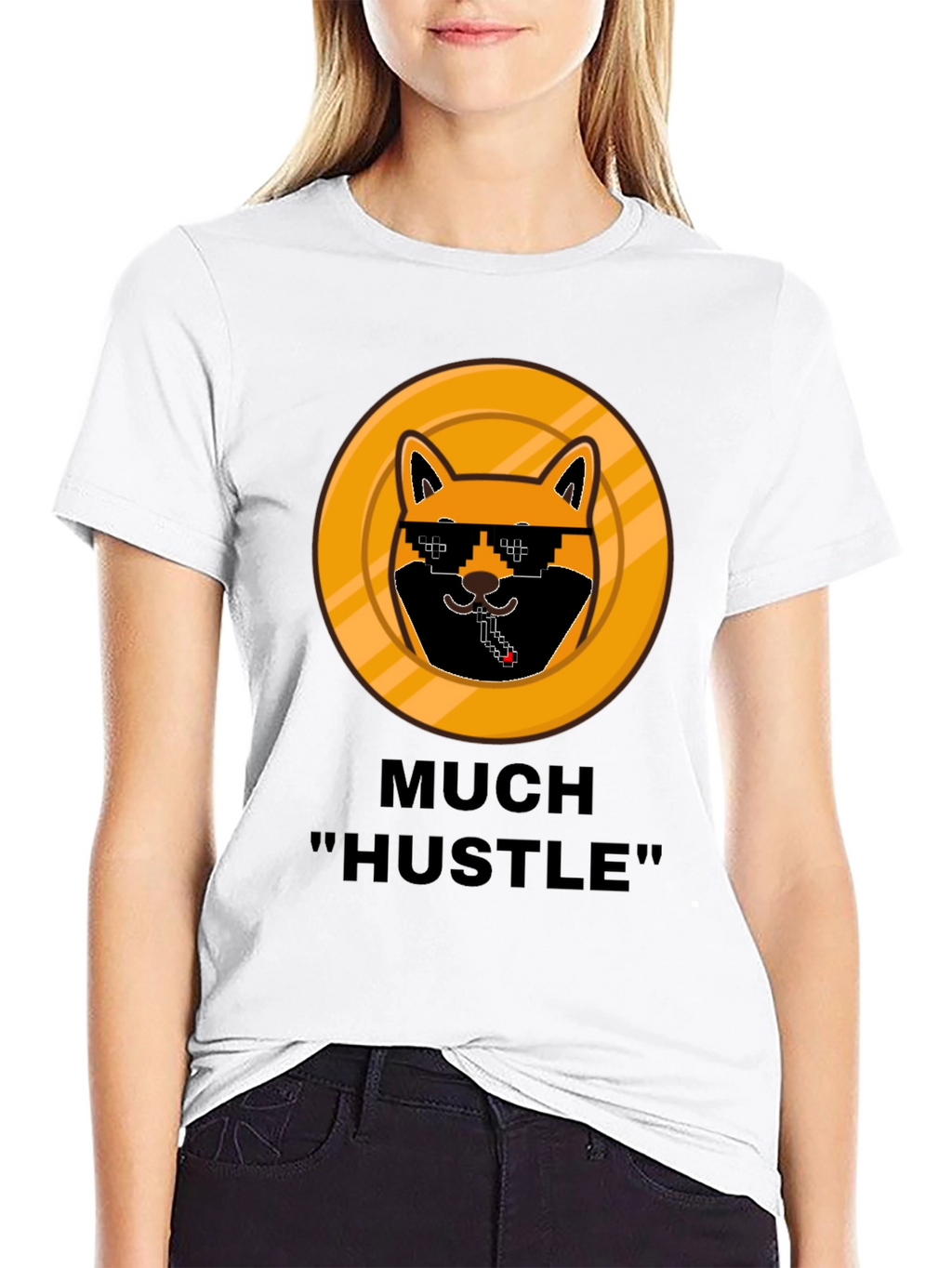 Much Hustle Shiba T-Shirt