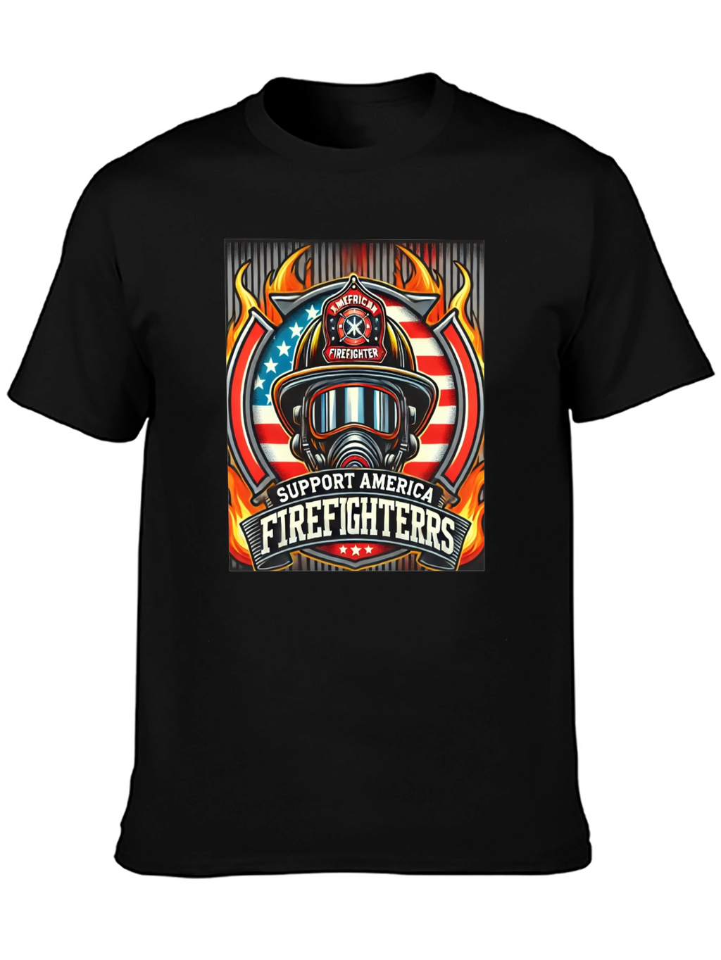 Support American Firefighters T-Shirt
