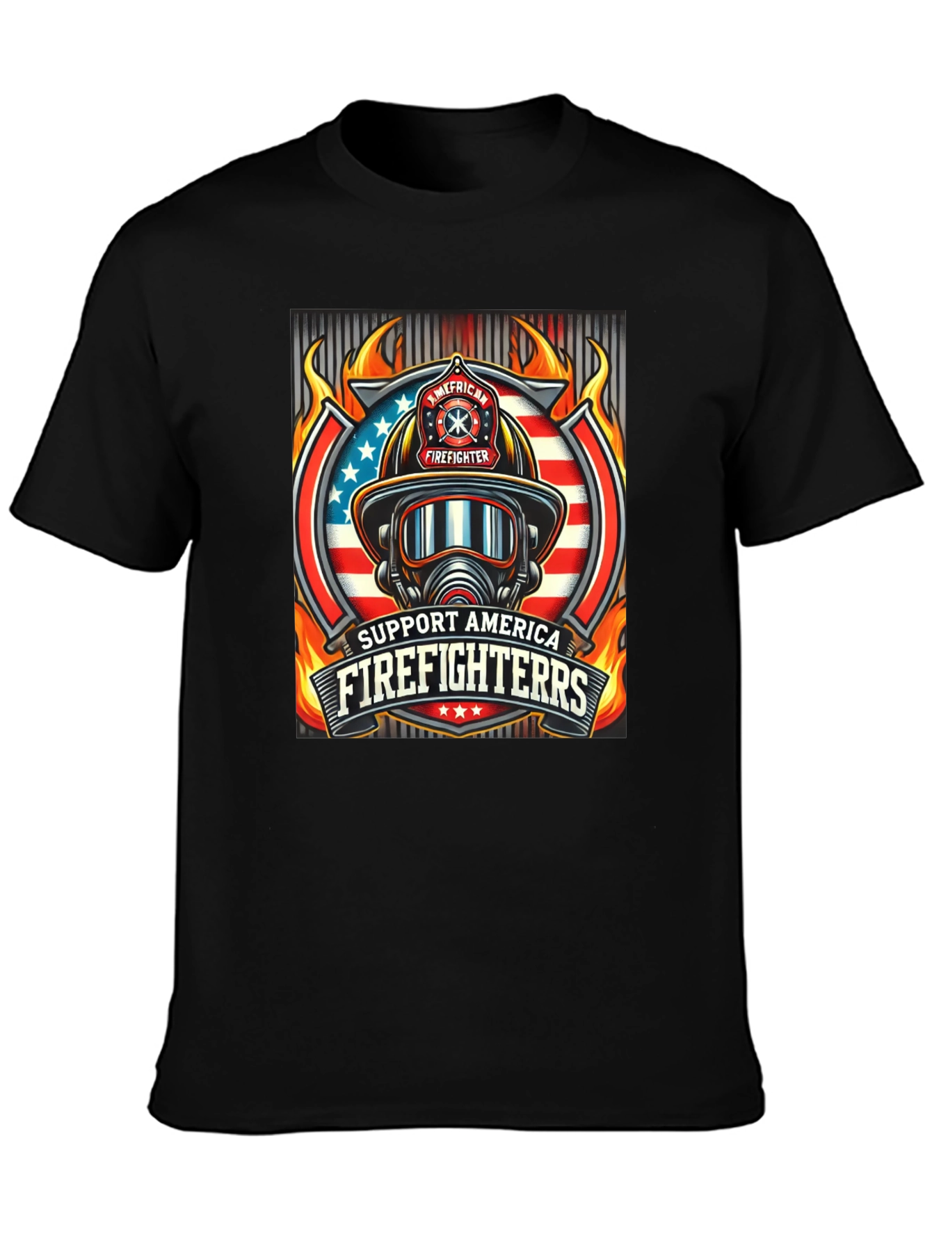 Support American Firefighters T-Shirt