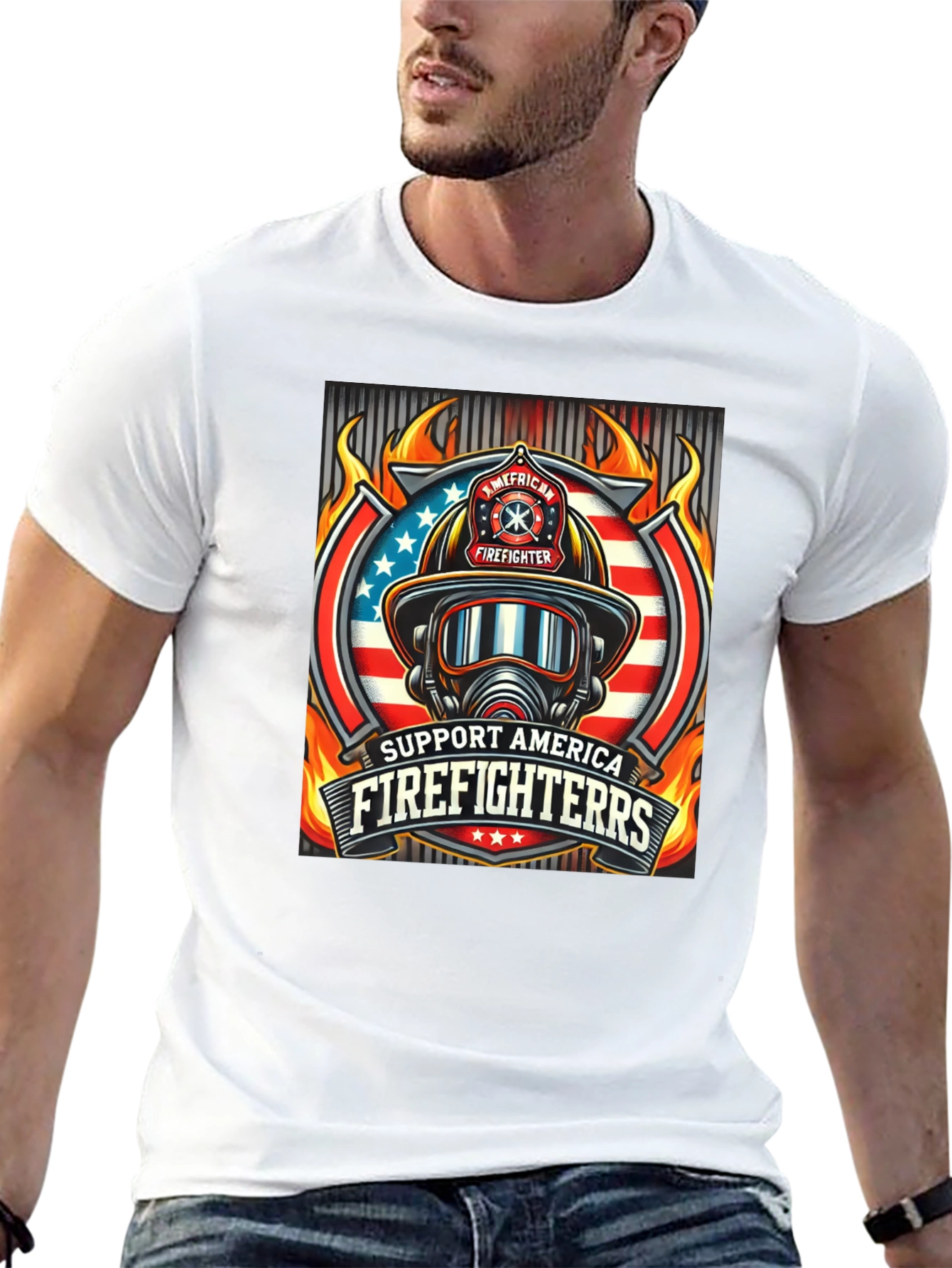 Support American Firefighters T-Shirt