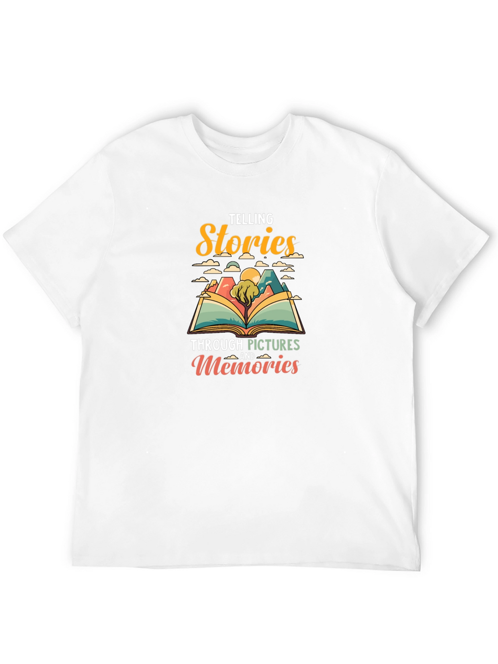 Telling Stories Graphic Tee - Black Unisex T-Shirt
