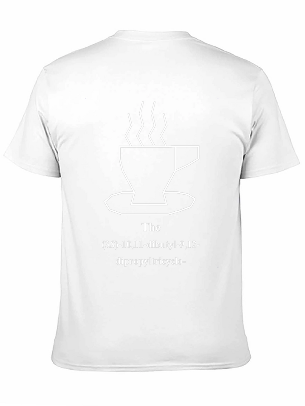 Coffee Molecule T-Shirt - Caffeine Chemistry Tee