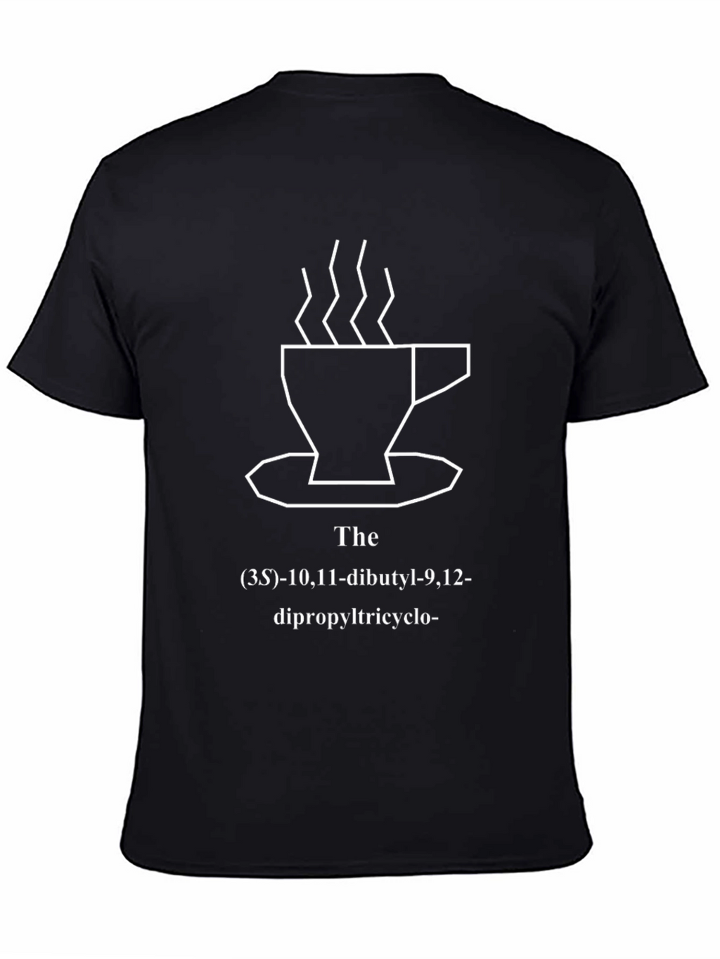 Coffee Molecule T-Shirt - Caffeine Chemistry Tee