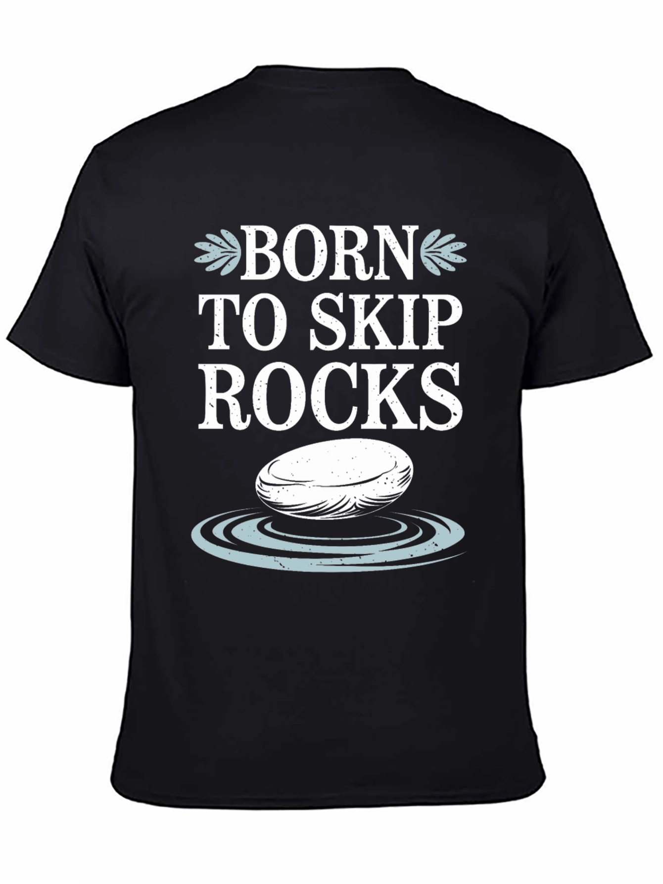 Born To Skip Rocks Graphic Tee