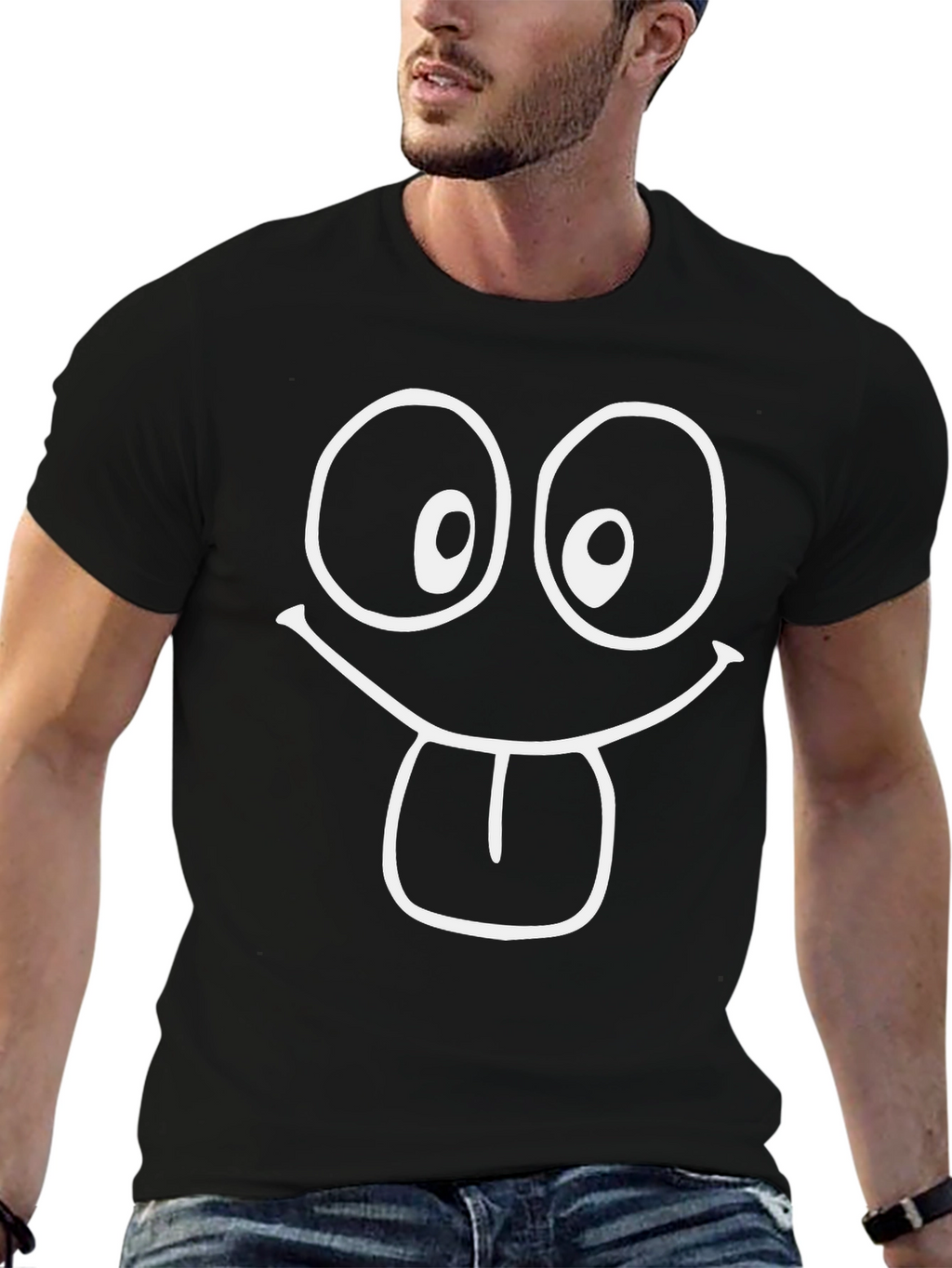 Funny Face T-Shirt - Goofy Expression Tee