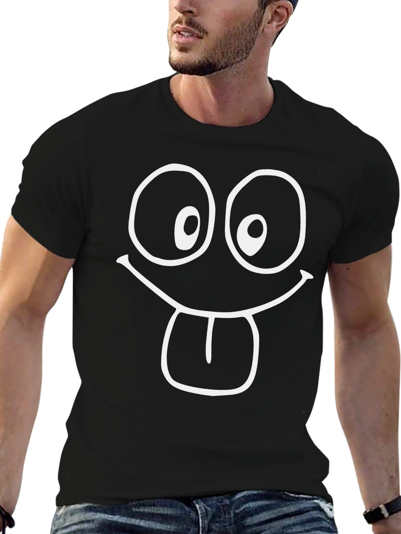 Funny Face T-Shirt - Goofy Expression Tee