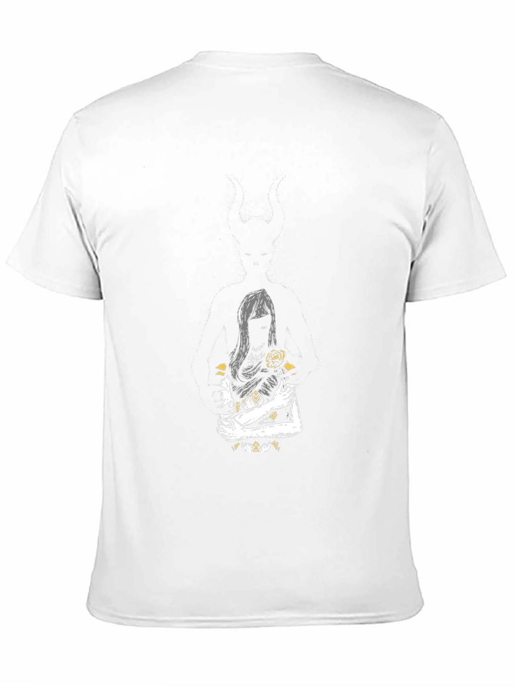 Dark Romance Graphic Tee - Black Cotton
