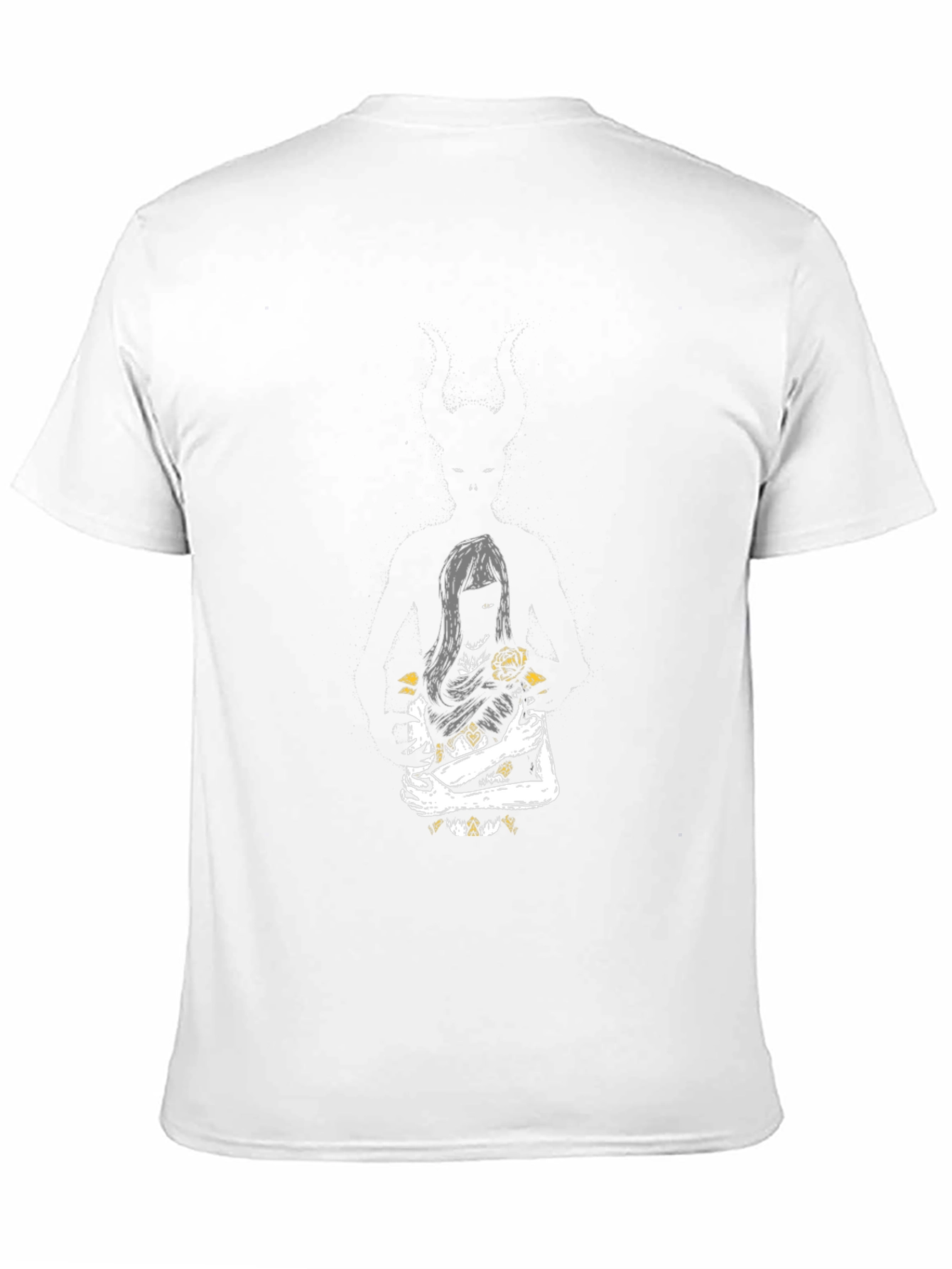 Dark Romance Graphic Tee - Black Cotton