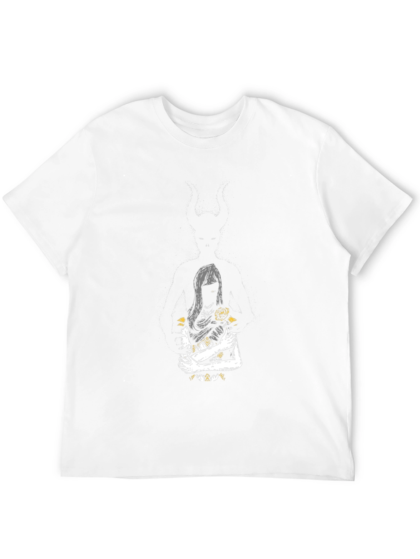 Dark Romance Graphic Tee - Black Cotton