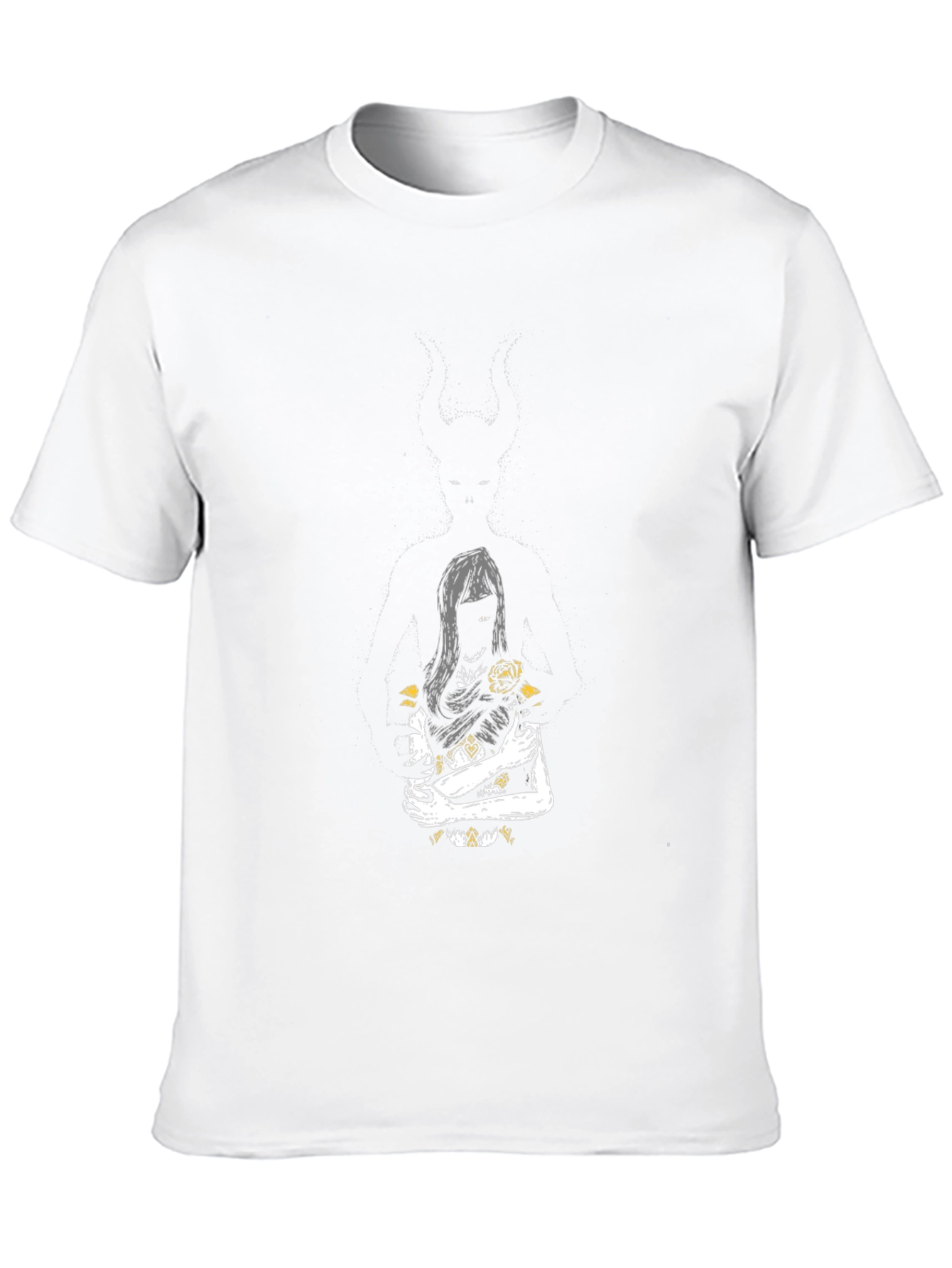 Dark Romance Graphic Tee - Black Cotton