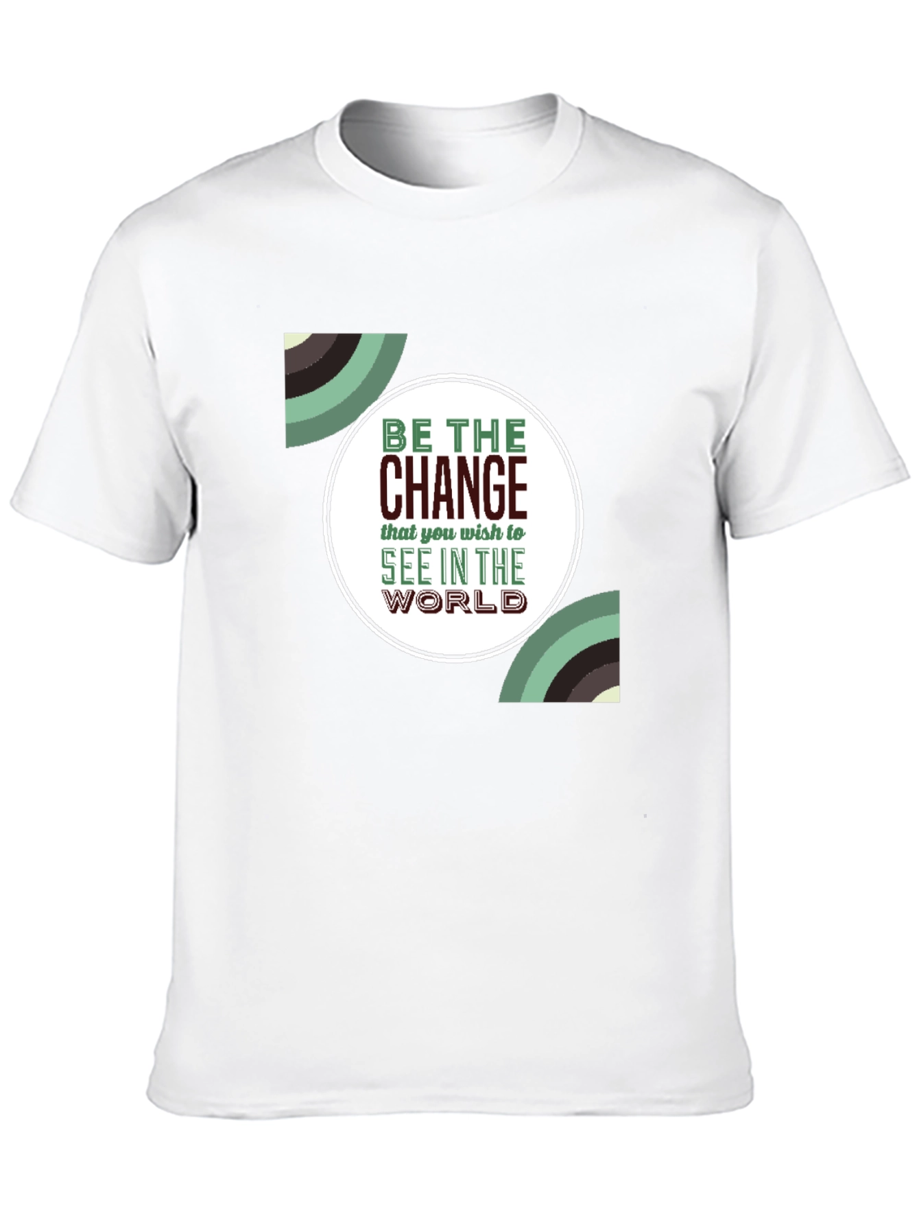 Be the Change Graphic Tee - Stylish Black Cotton T-Shirt